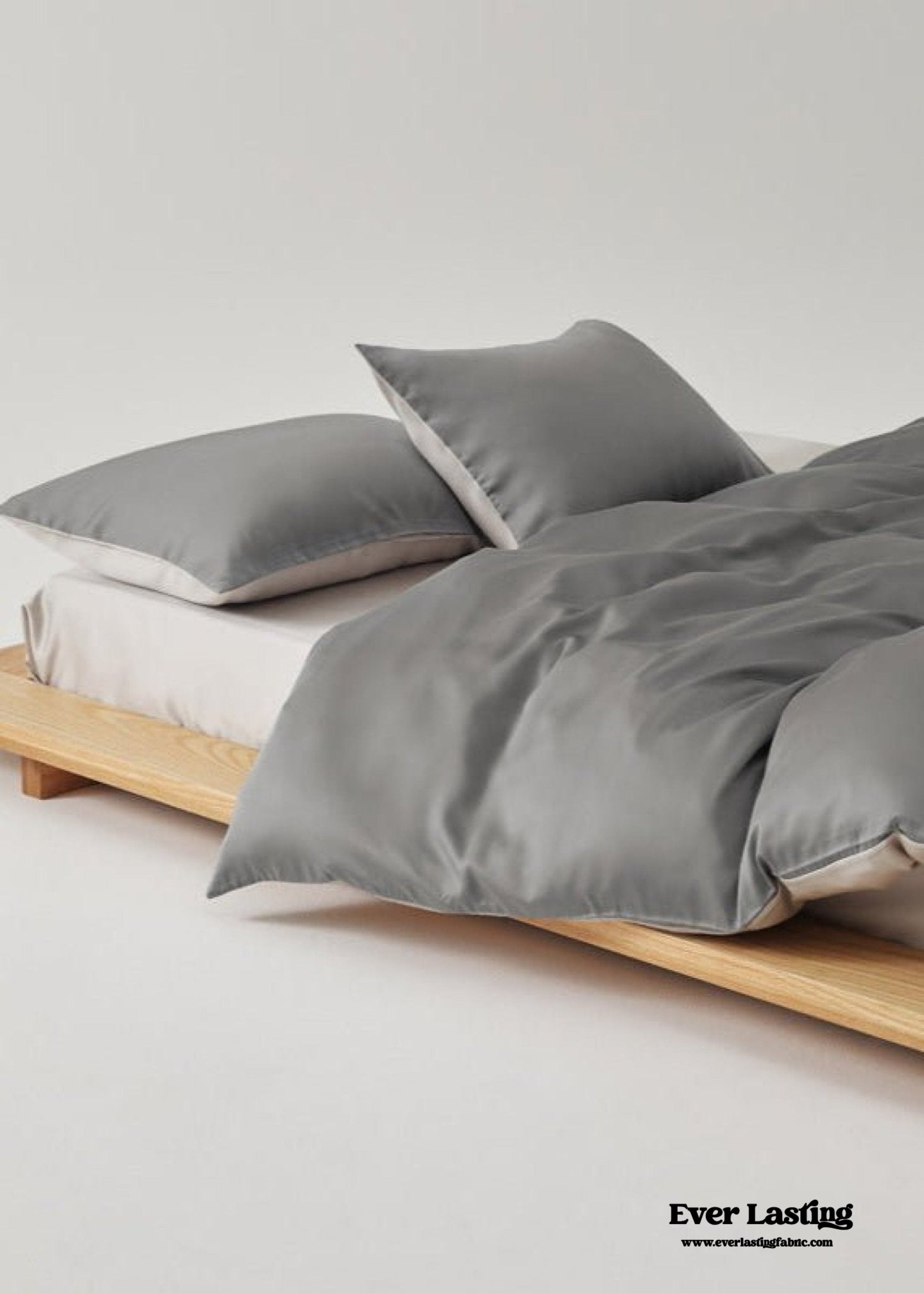 Adeline Pastel Silky Cooling TENCEL™ Bedding Set / Coffee