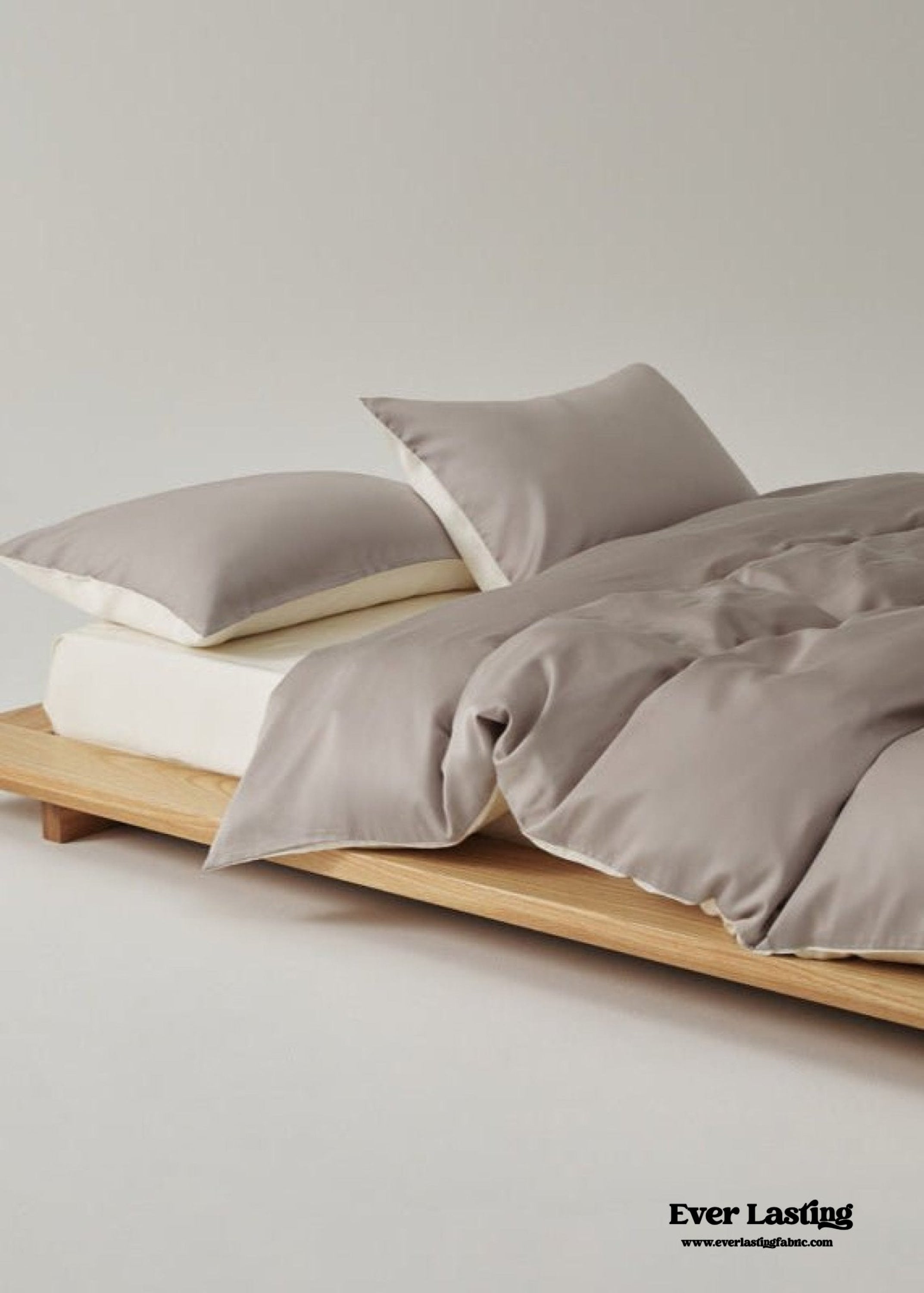 Adeline Pastel Silky Cooling TENCEL™ Bedding Set / Coffee