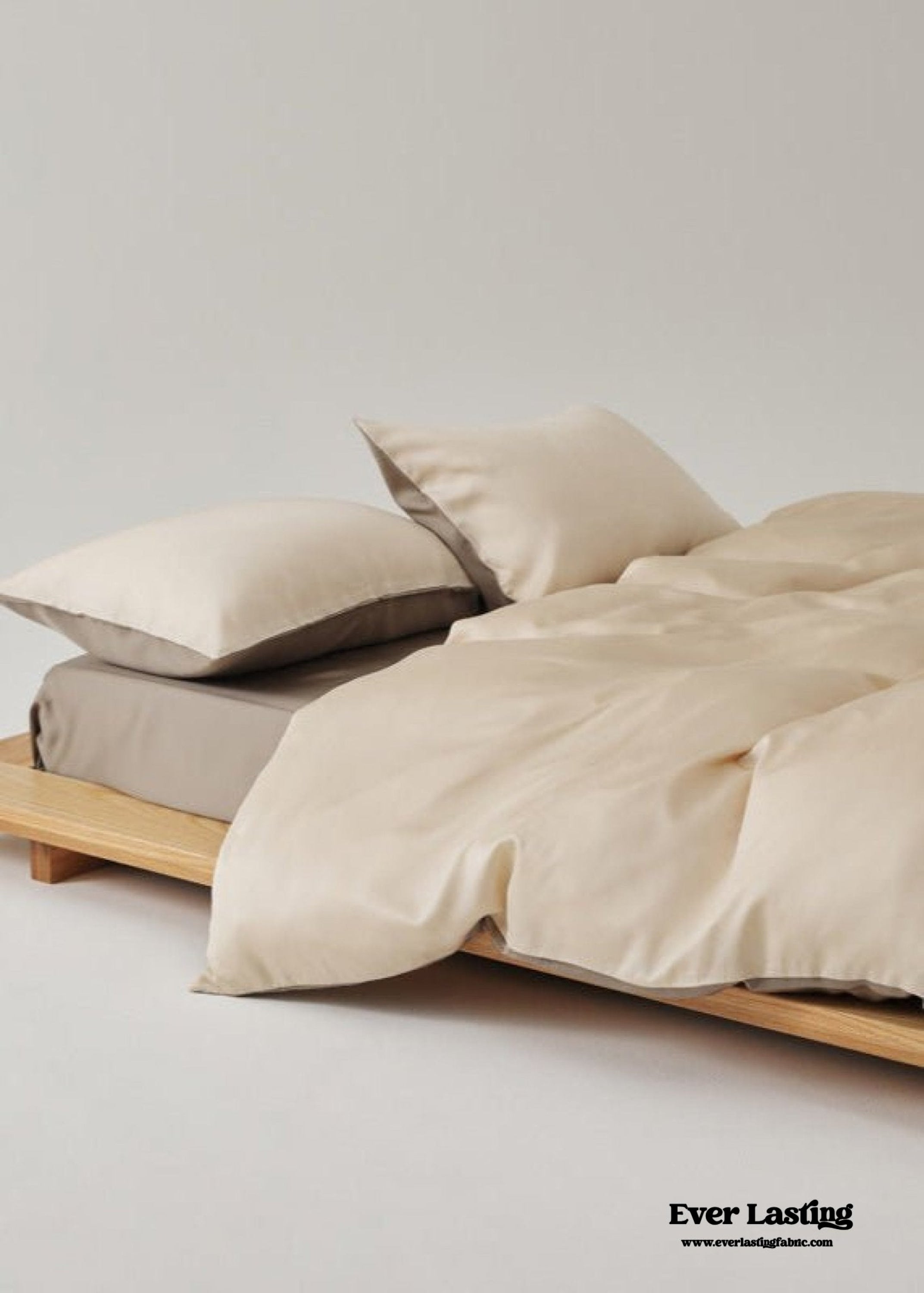 Adeline Pastel Silky Cooling TENCEL™ Bedding Set / Coffee