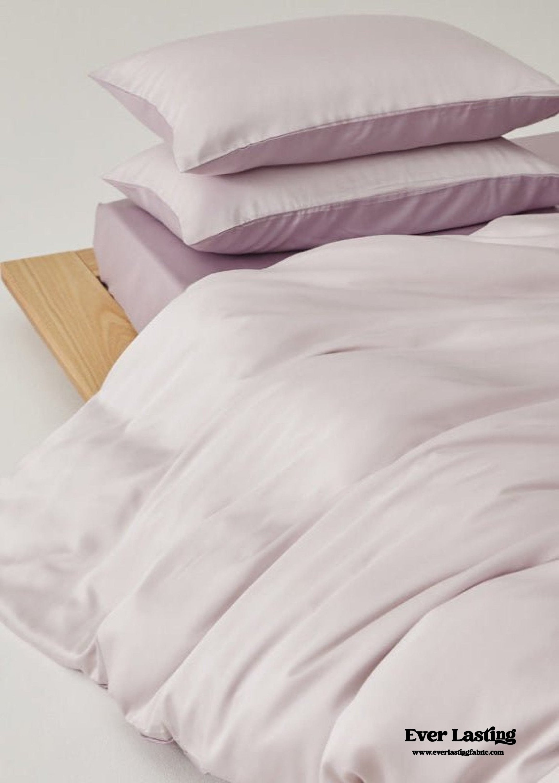 Adeline Pastel Silky Cooling TENCEL™ Bedding Set / Coffee