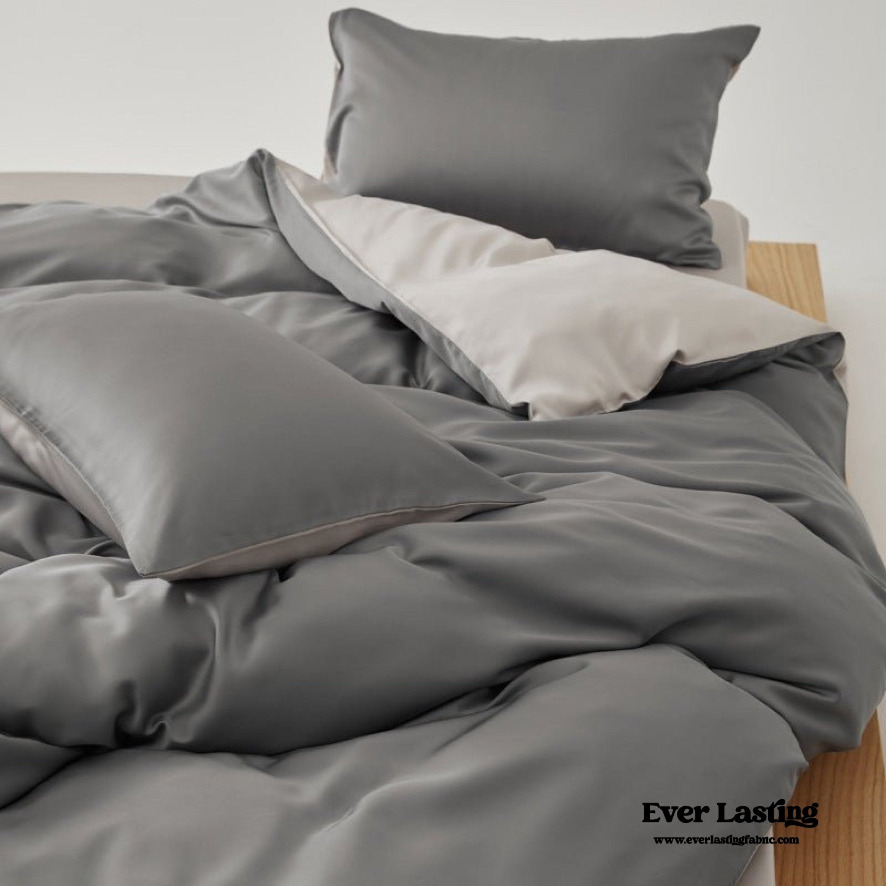 Adeline Pastel Silky Cooling TENCEL™ Bedding Set / Coffee