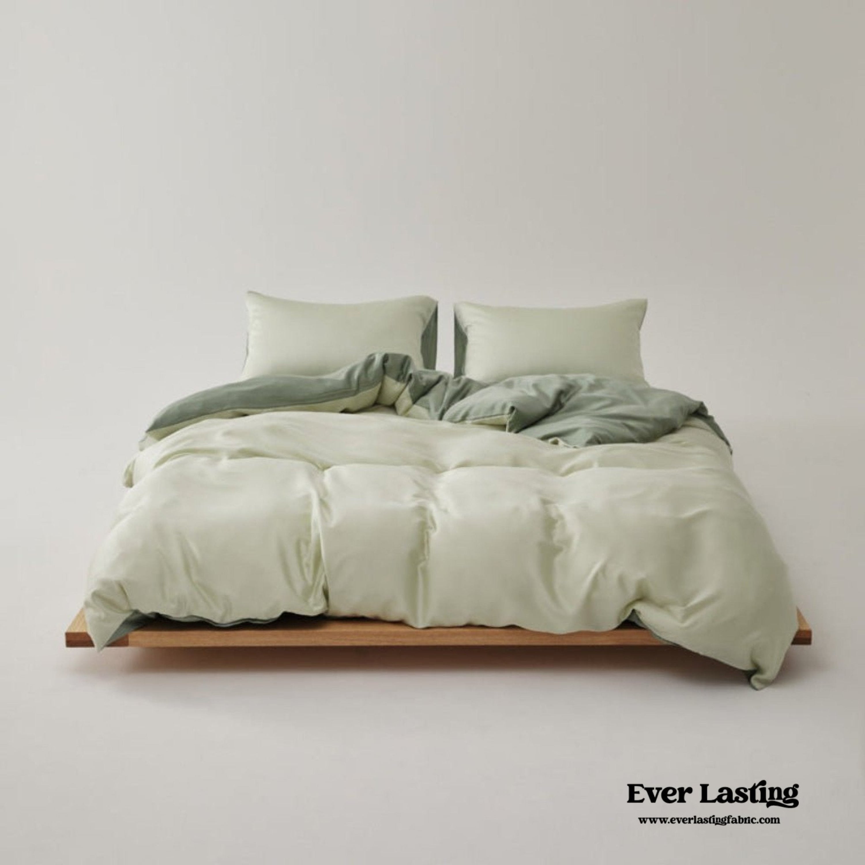 Adeline Pastel Silky Cooling TENCEL™ Bedding Set / Coffee