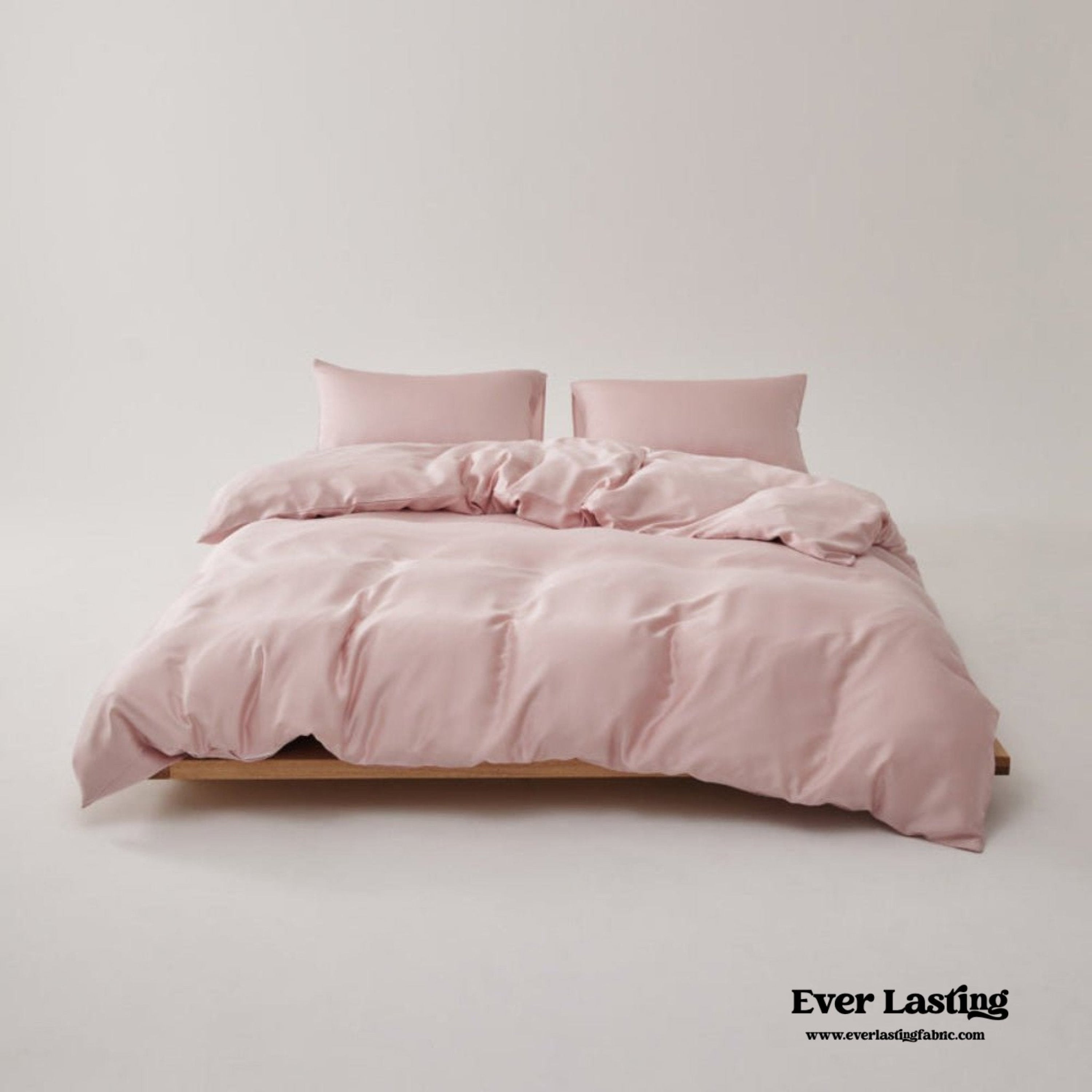 Adeline Pastel Silky Cooling TENCEL™ Bedding Set / Coffee