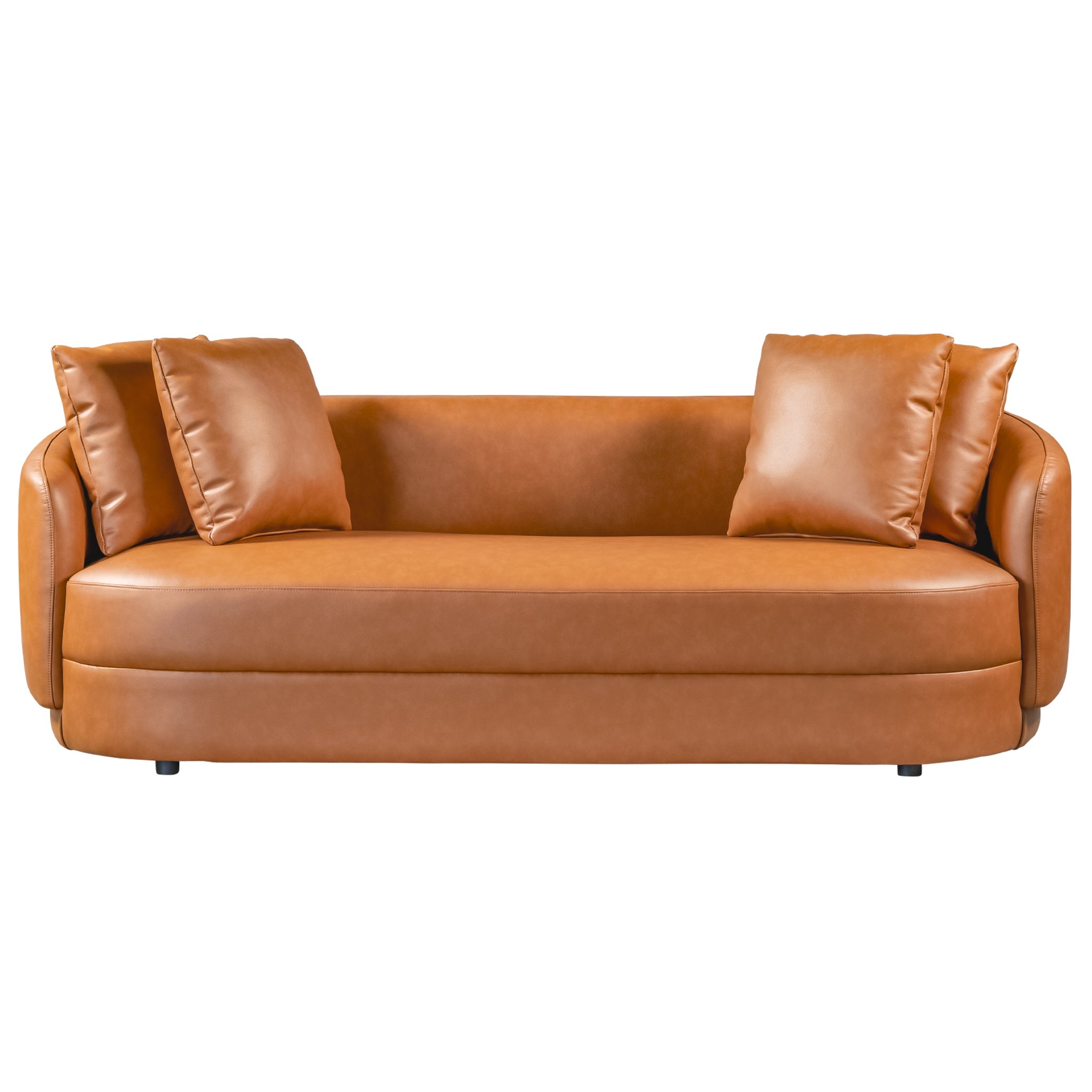Dylan Modern Cognac Leather Sofa – Designer Sofa – Curated by SHOPLOBB