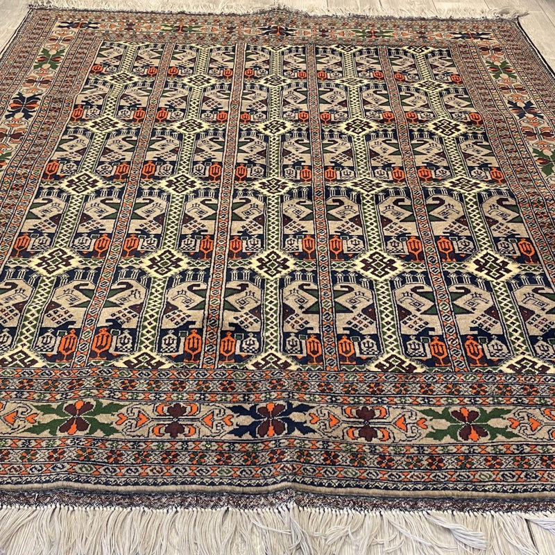 Afghani Area Rug I Ala Bakhmal 5x7 Ft