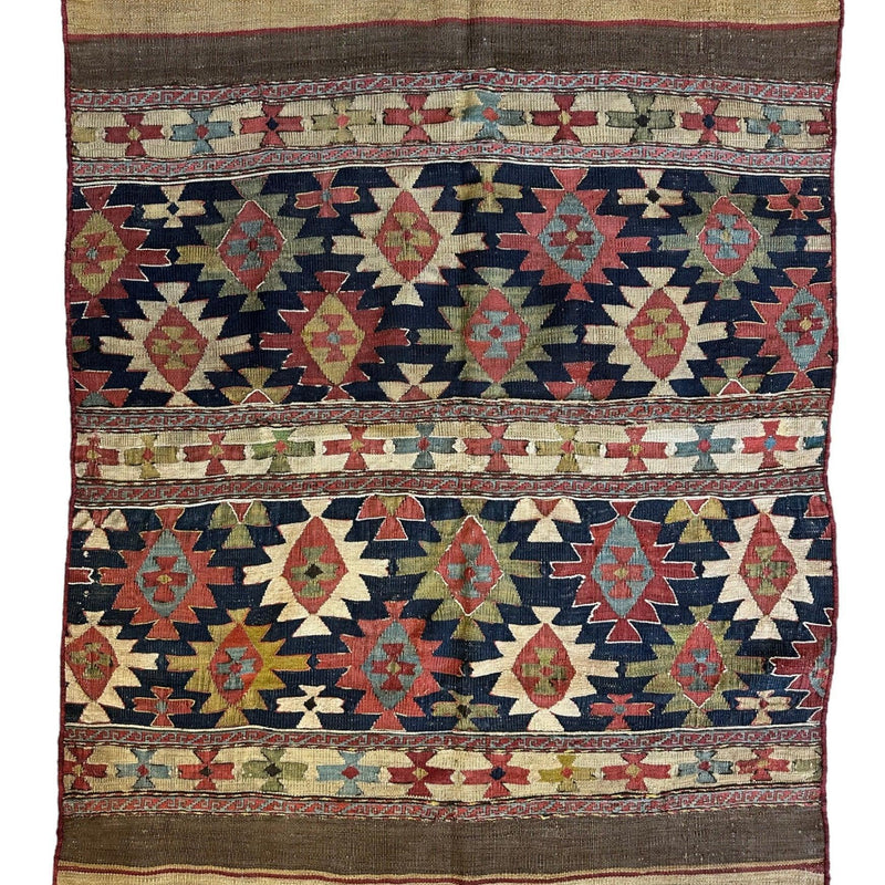 Antique 19th Century Caucasian Shahsavan Rug Rug 3’ x 4’