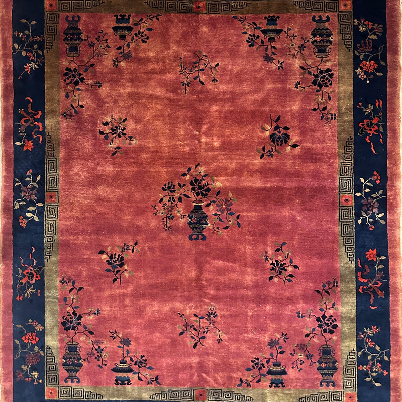 Antique Nicholas Chinese Art Deco Rug - 8'2