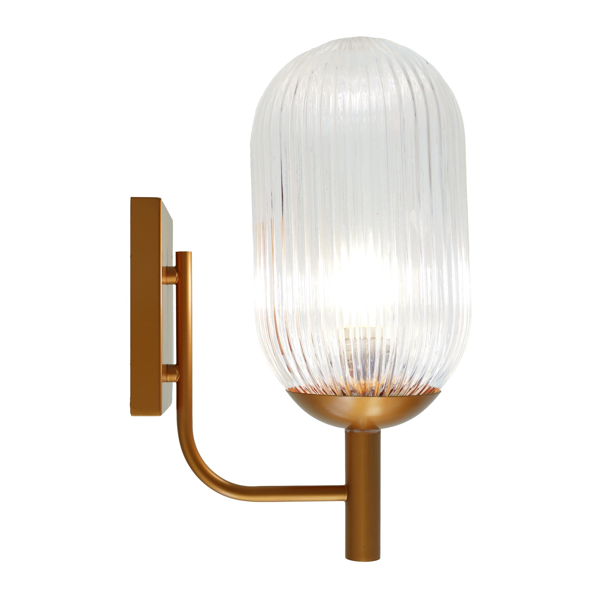 Dewdrop Wall Lamp - Bronze and Clear – Luxury Lighting – Curated by SH