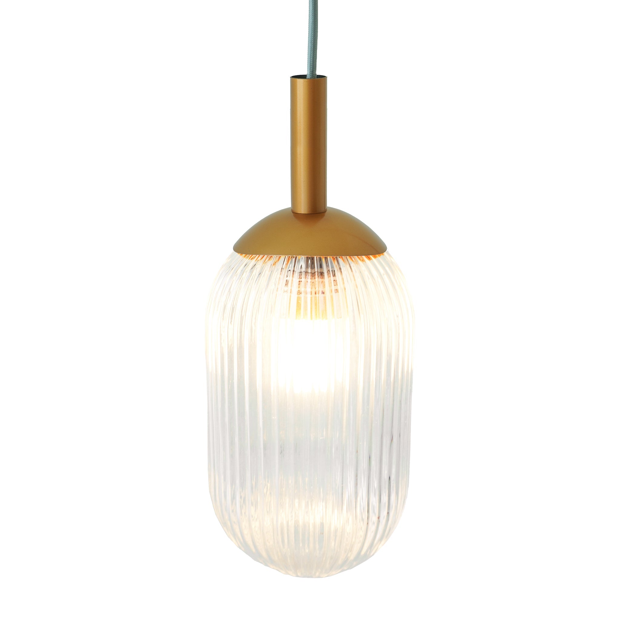 Dover Pendant Lamp - Bronze and Clear