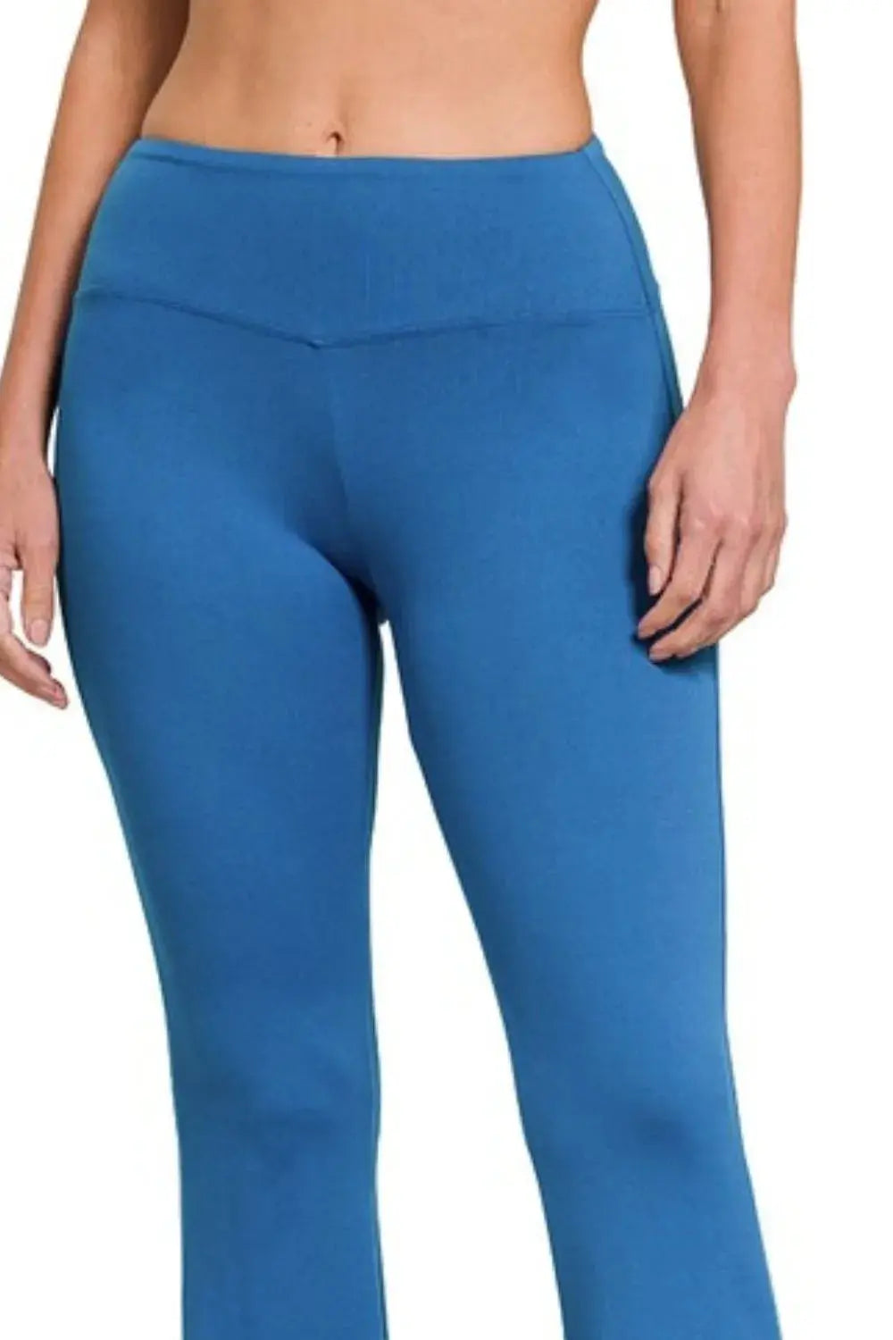 Zenana Buttery Soft High Waist Flare Yoga Pants