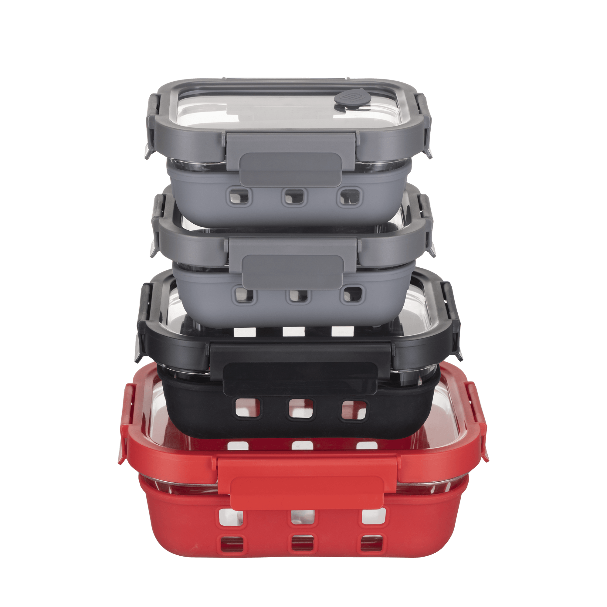 Glass Containers + Lids Set