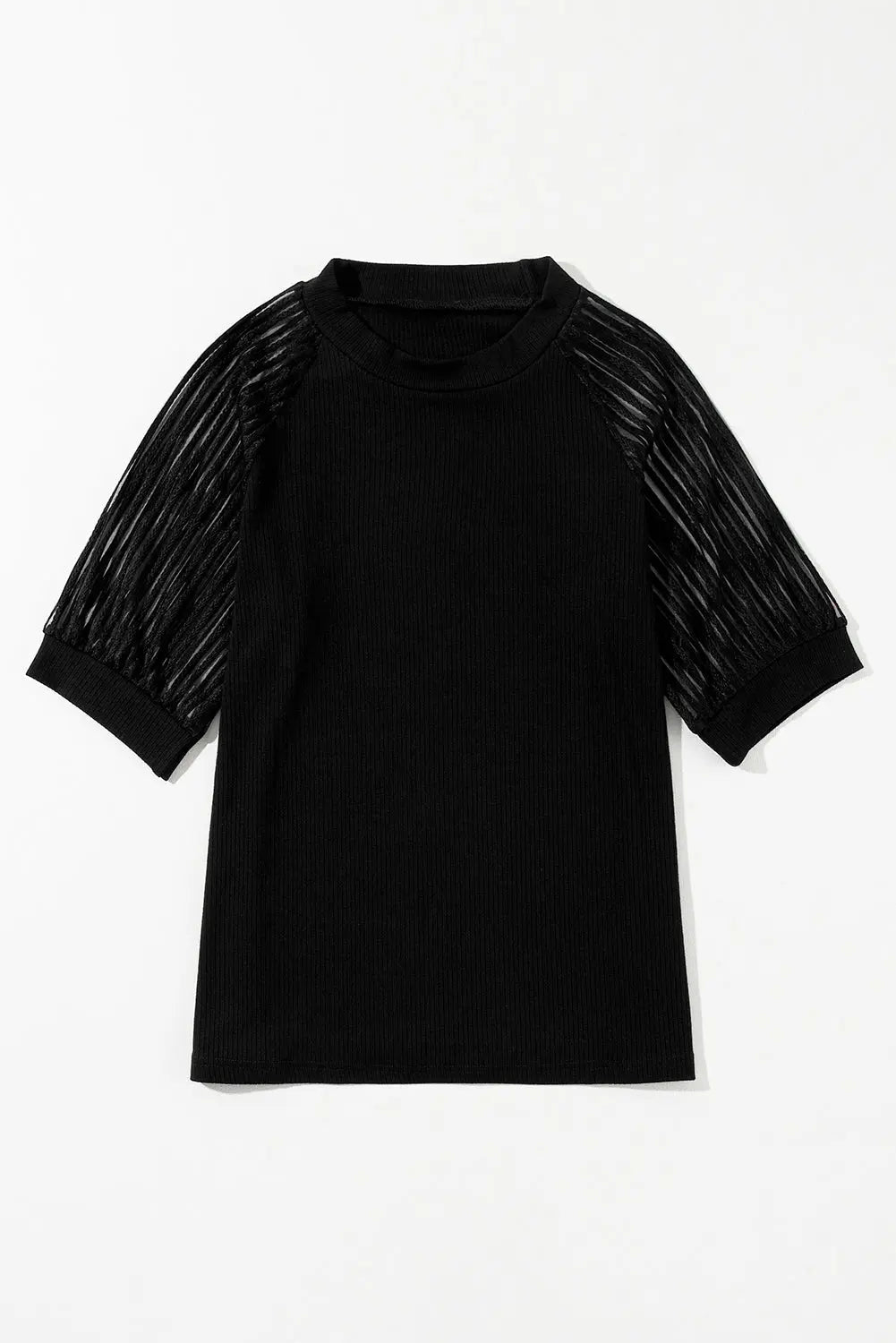 Round Neck Half Sleeve Top