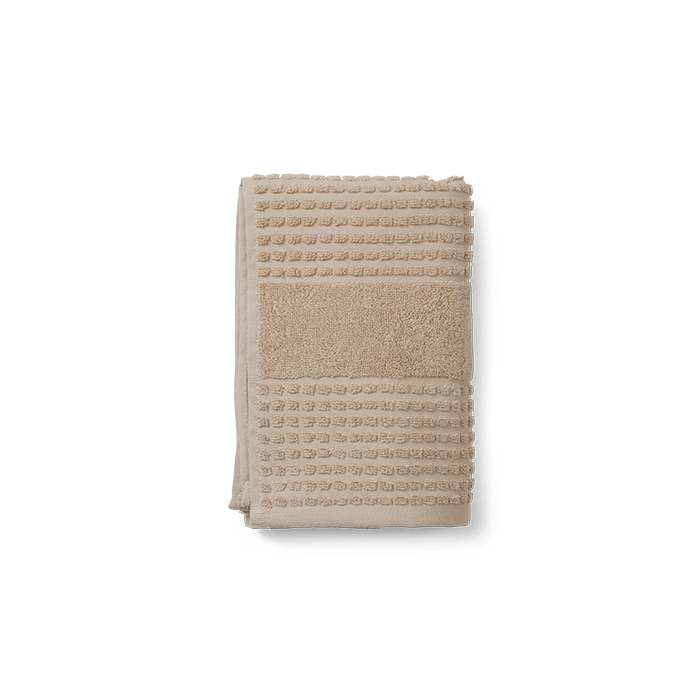 JUNA Check Hand Towel, Sand