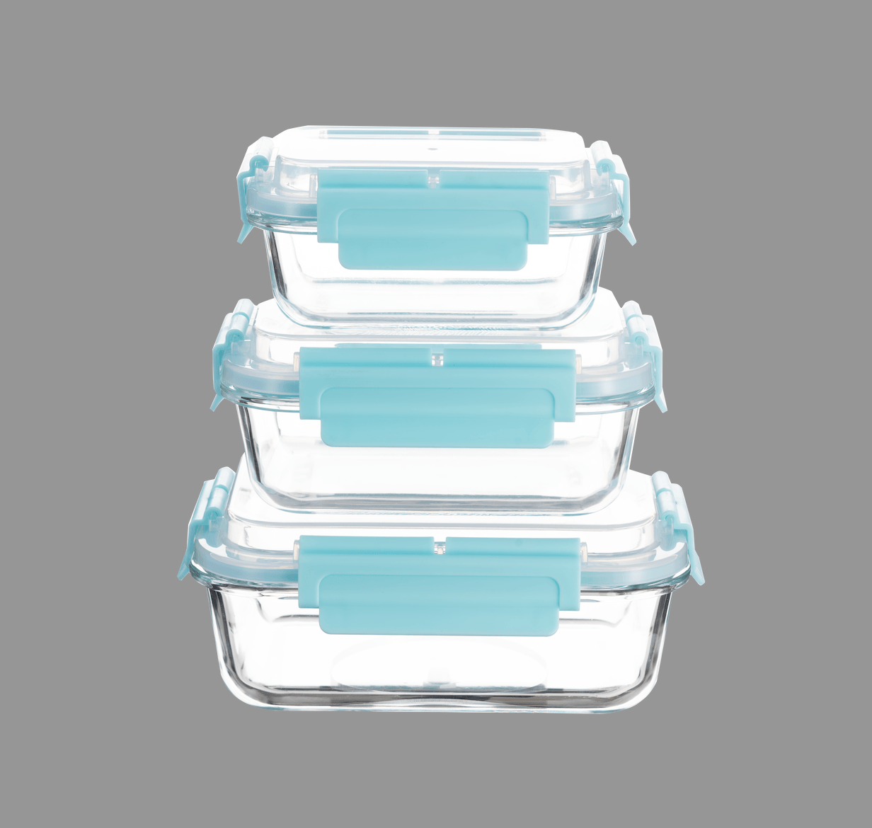 High Top Lid Rectangle Containers