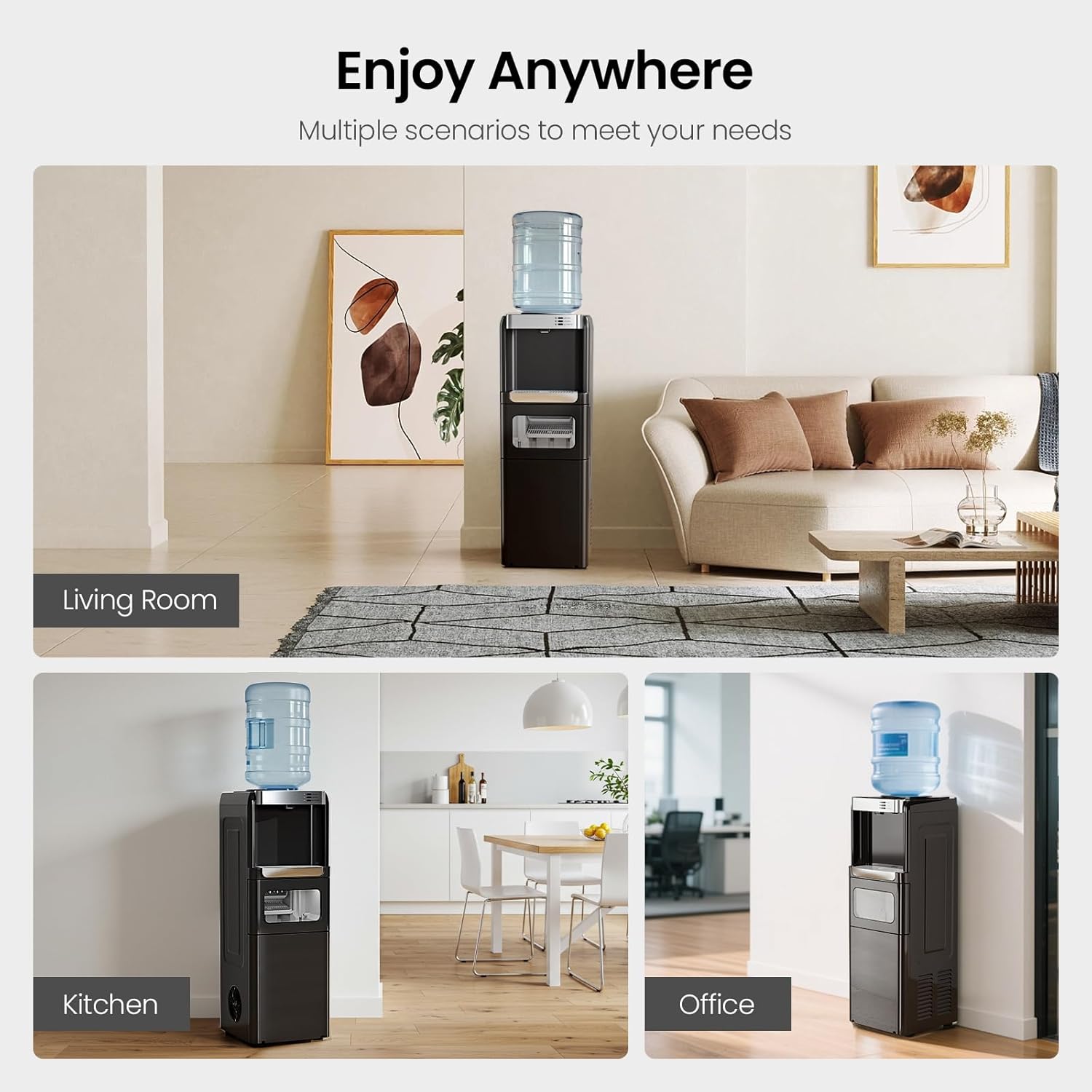 Kismile Water Cooler Dispenser with Ice Maker WD5815