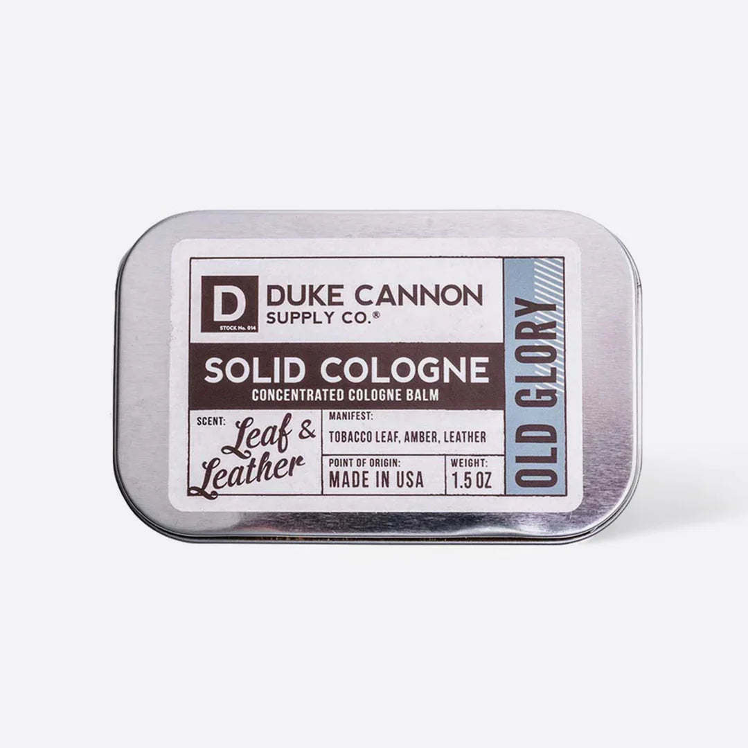 Leaf & Leather - Concentrated Solid Cologne Balm | Duke Cannon