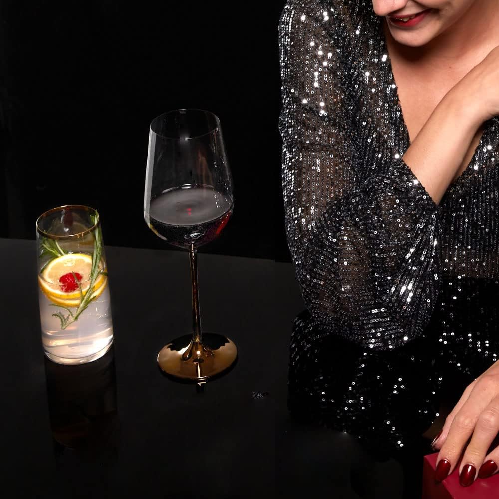 Full-Bottle Premium Artisan Copper Wine Glasses (750 mL / 25 fl. oz)