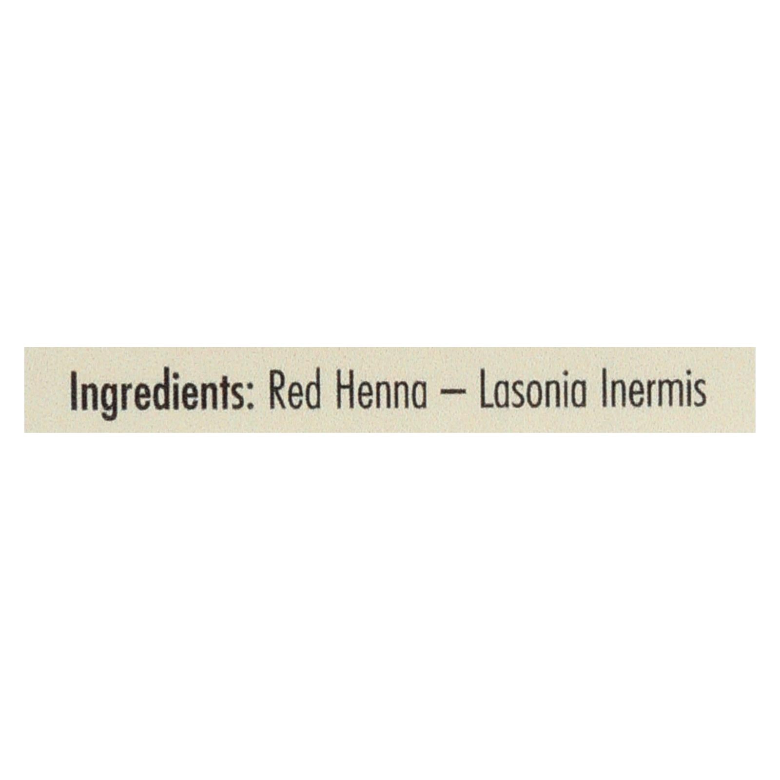 Rainbow Henna Hair Color & Conditioner Red - 4 Oz