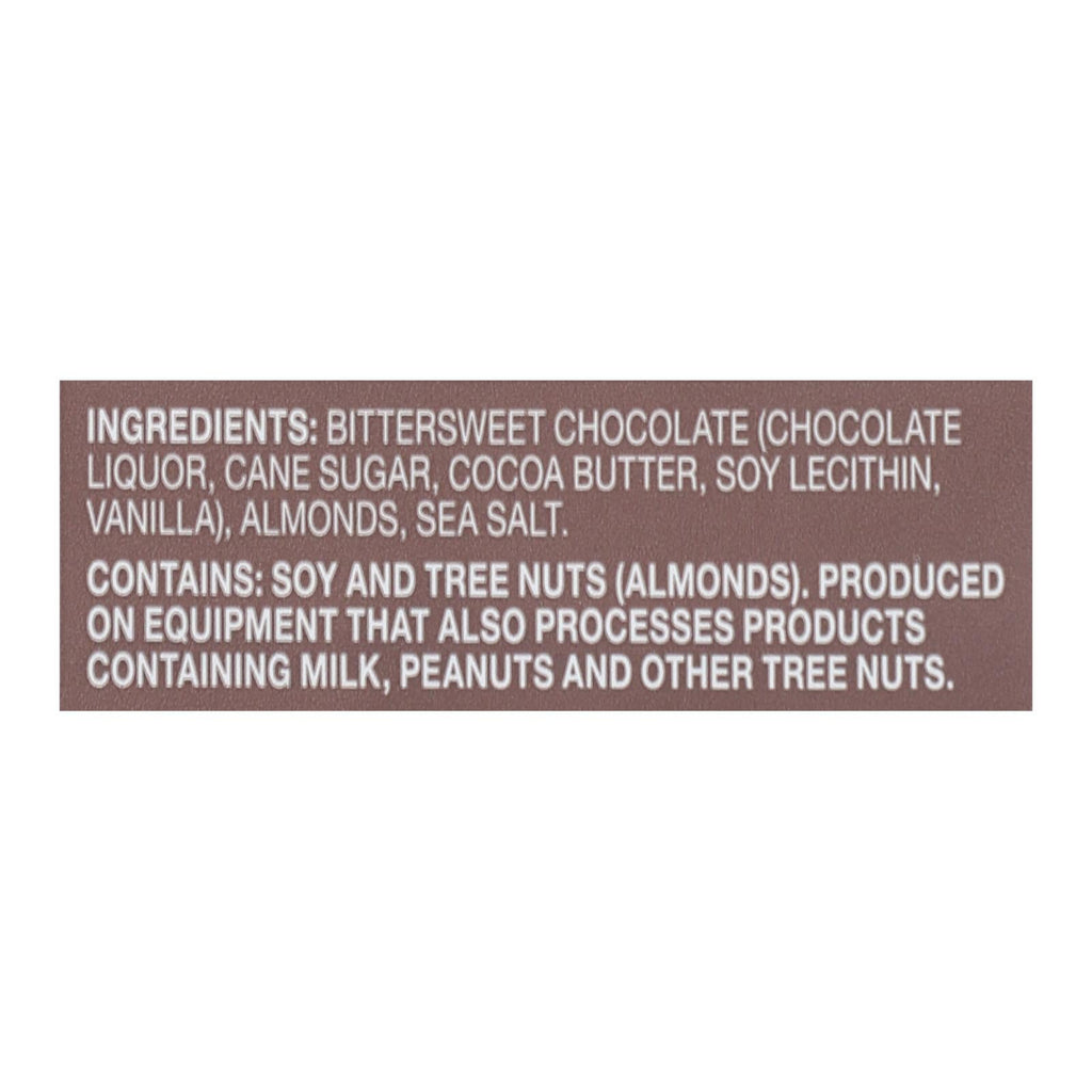 Endangered Species Dark Chocolate Sea Salt & Almonds (12x3oz)