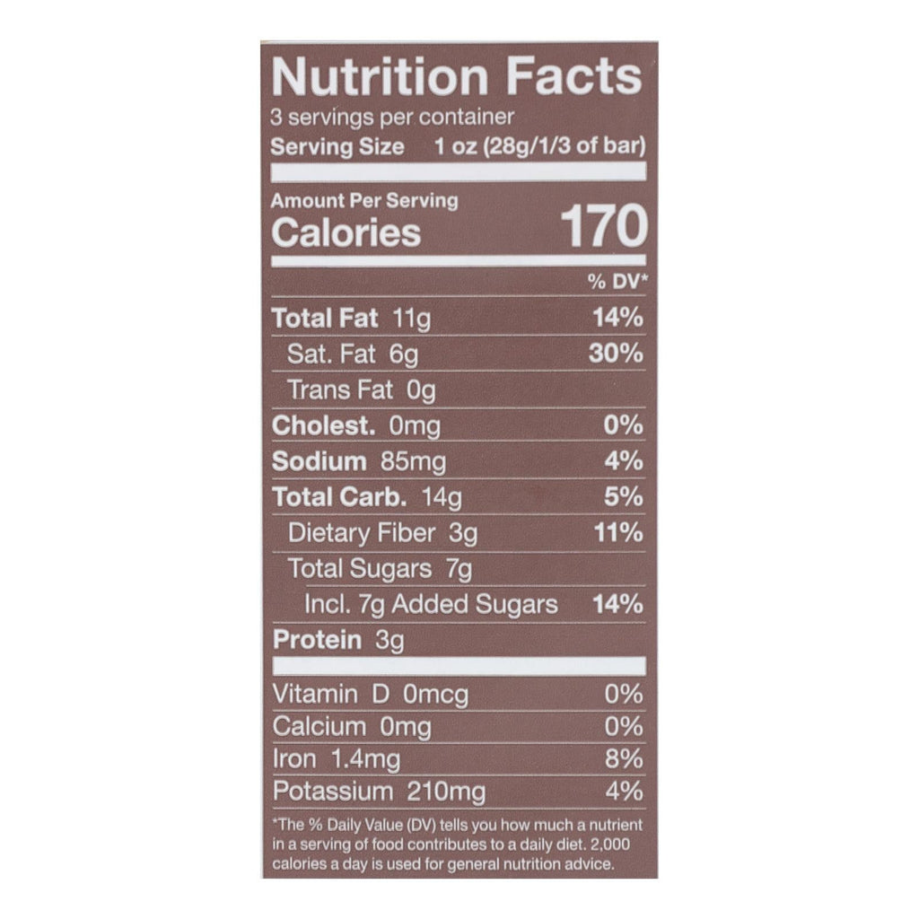 Endangered Species Dark Chocolate Sea Salt & Almonds (12x3oz)