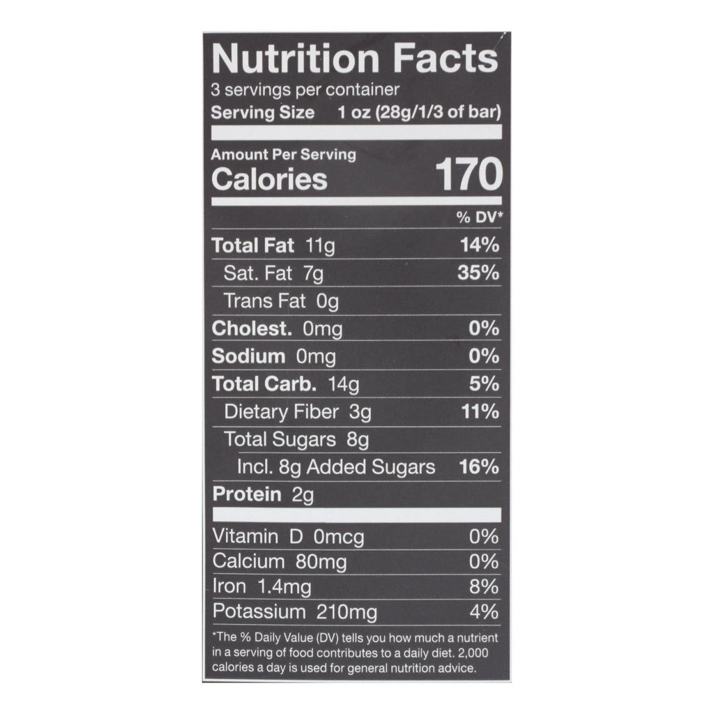 Endangered Species 72% Dark Chocolate Bars, Cacao Nibs, 12 Pack