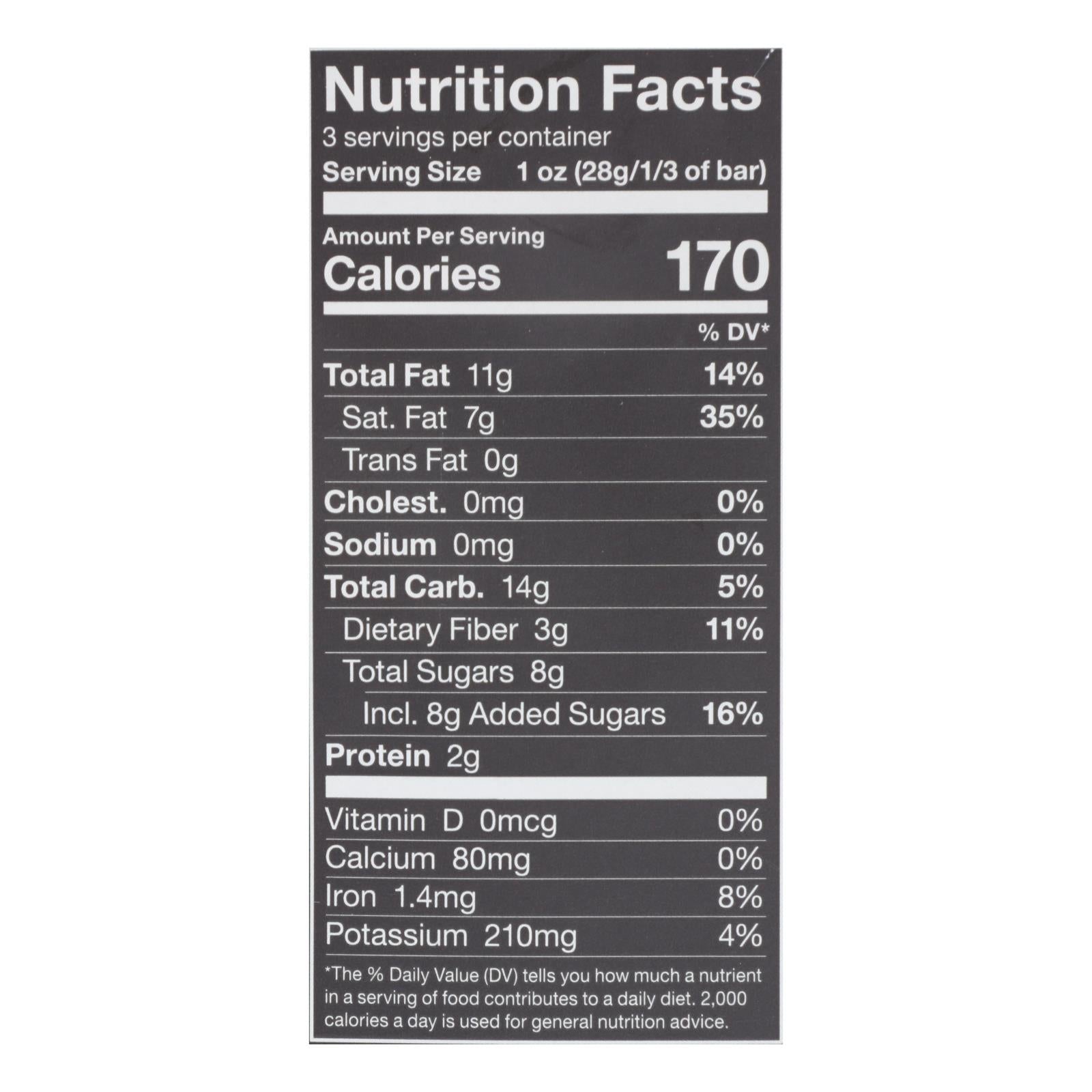 Endangered Species 72% Dark Chocolate Bars, Cacao Nibs, 12 Pack