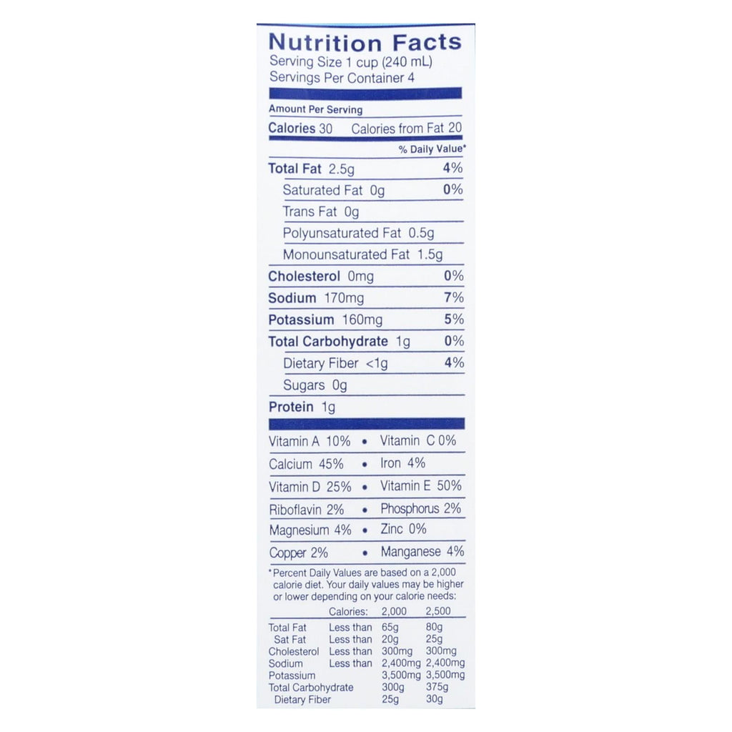 Almond Breeze Unsweetened Almond Milk, 12-Pack, 32 Fl Oz