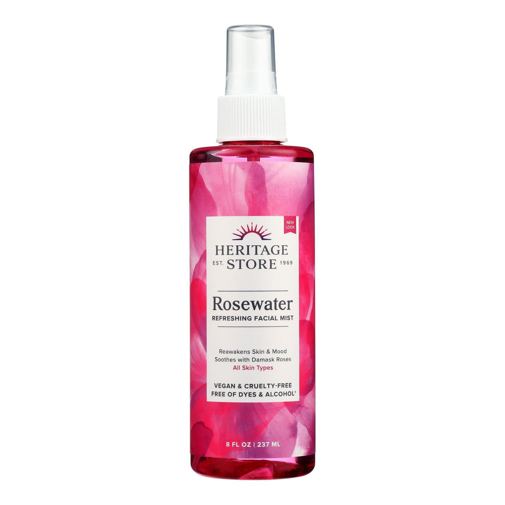 Heritage Products Rose Petals Rosewater Spray - 8 Fl Oz