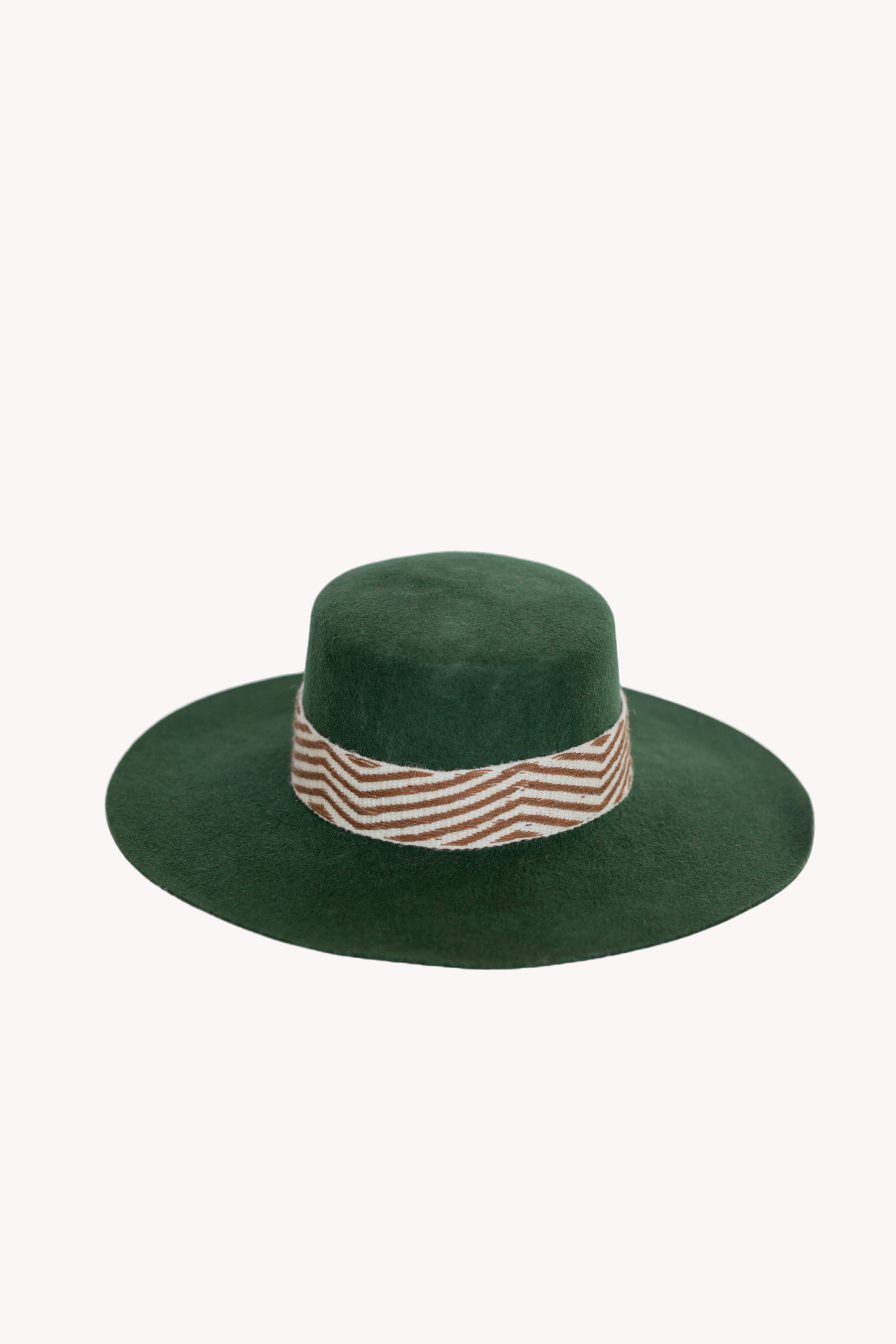 Hunter Green Spanish Hat
