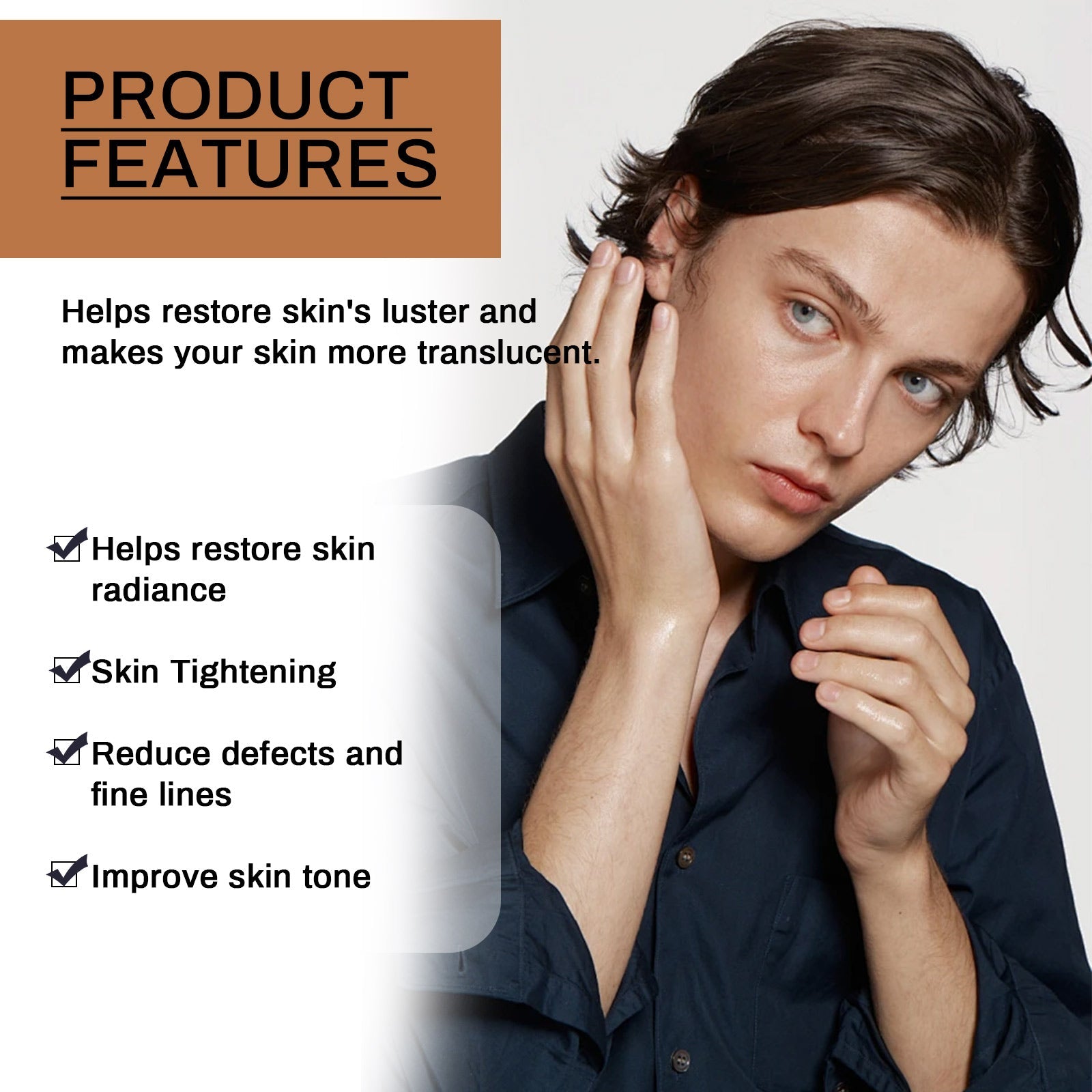 Toning Serum, Deep Moisturizing And Desalting Fine Lines Moisturizing And Moisturizing Face Essence