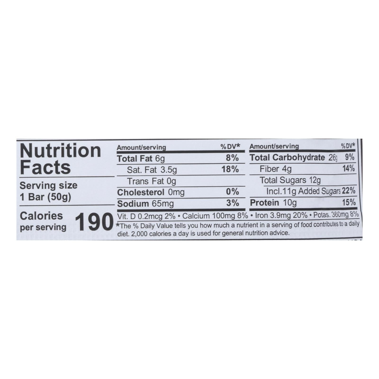NuGo Organic Dark Chocolate Bars - 1.76 oz, 12-Pack