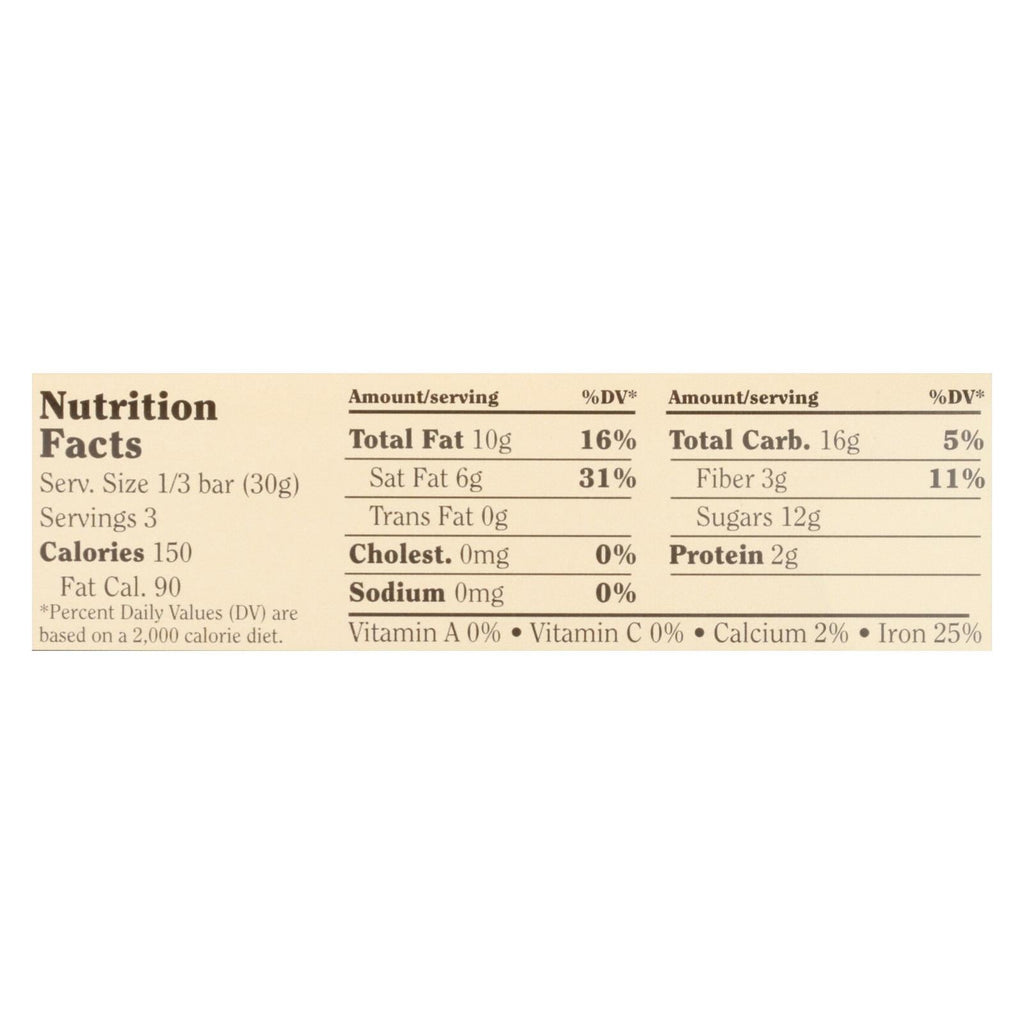 Chocolove Dark Chocolate Ginger Bars - 3.2 oz, Case of 12