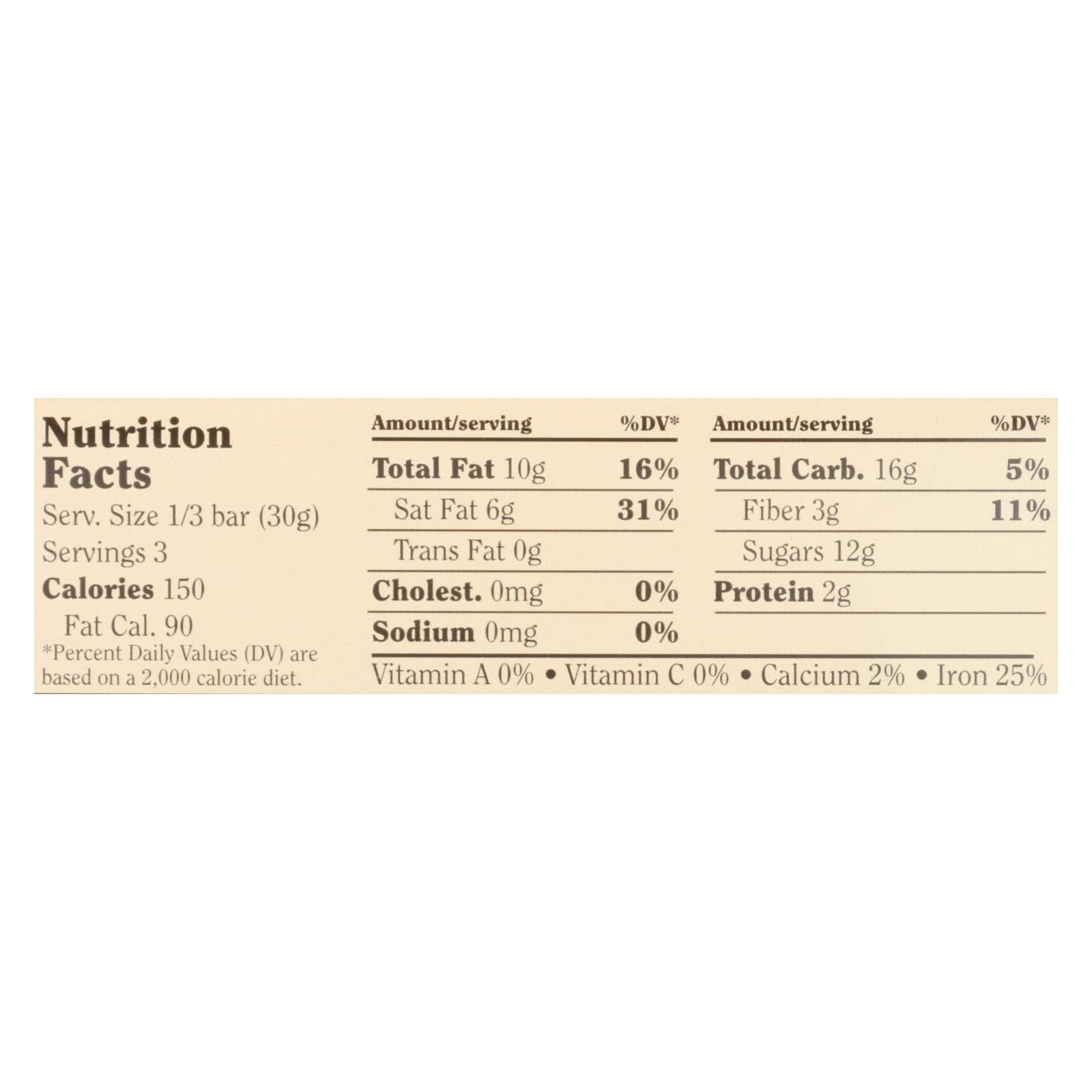 Chocolove Dark Chocolate Ginger Bars - 3.2 oz, Case of 12