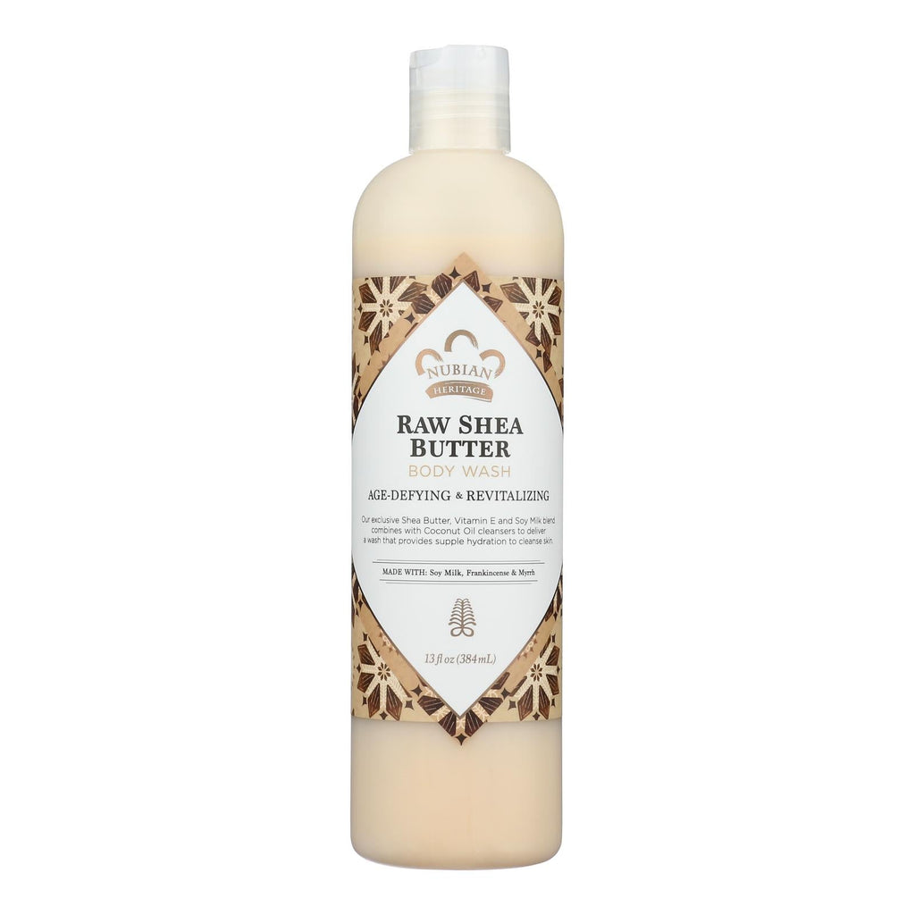 Nubian Heritage Body Wash - Raw Shea Butter - 13 Fl Oz