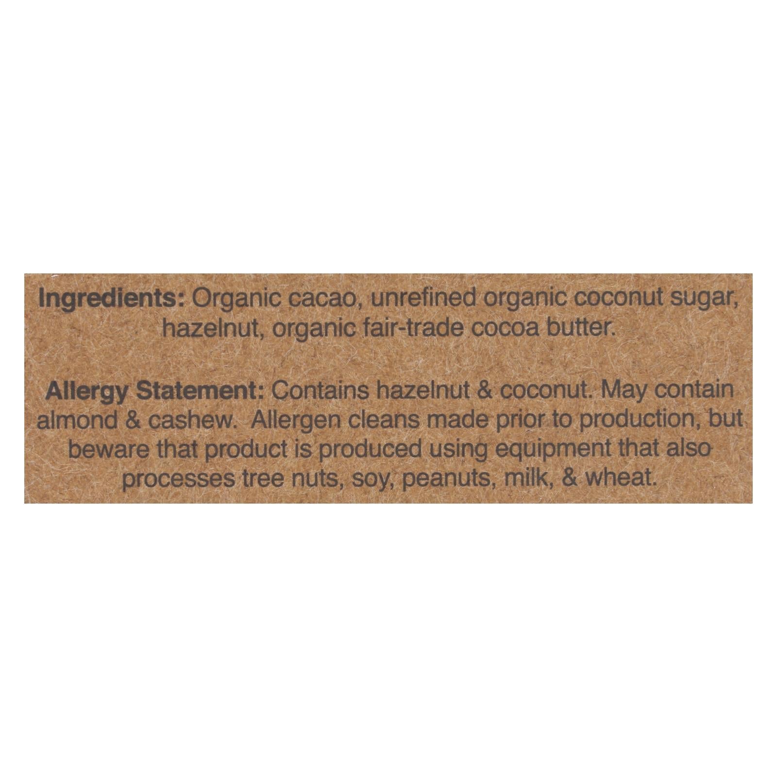 Hu - Dark Chocolate Bar Hazelnut Butter - Case of 12-2.1 OZ