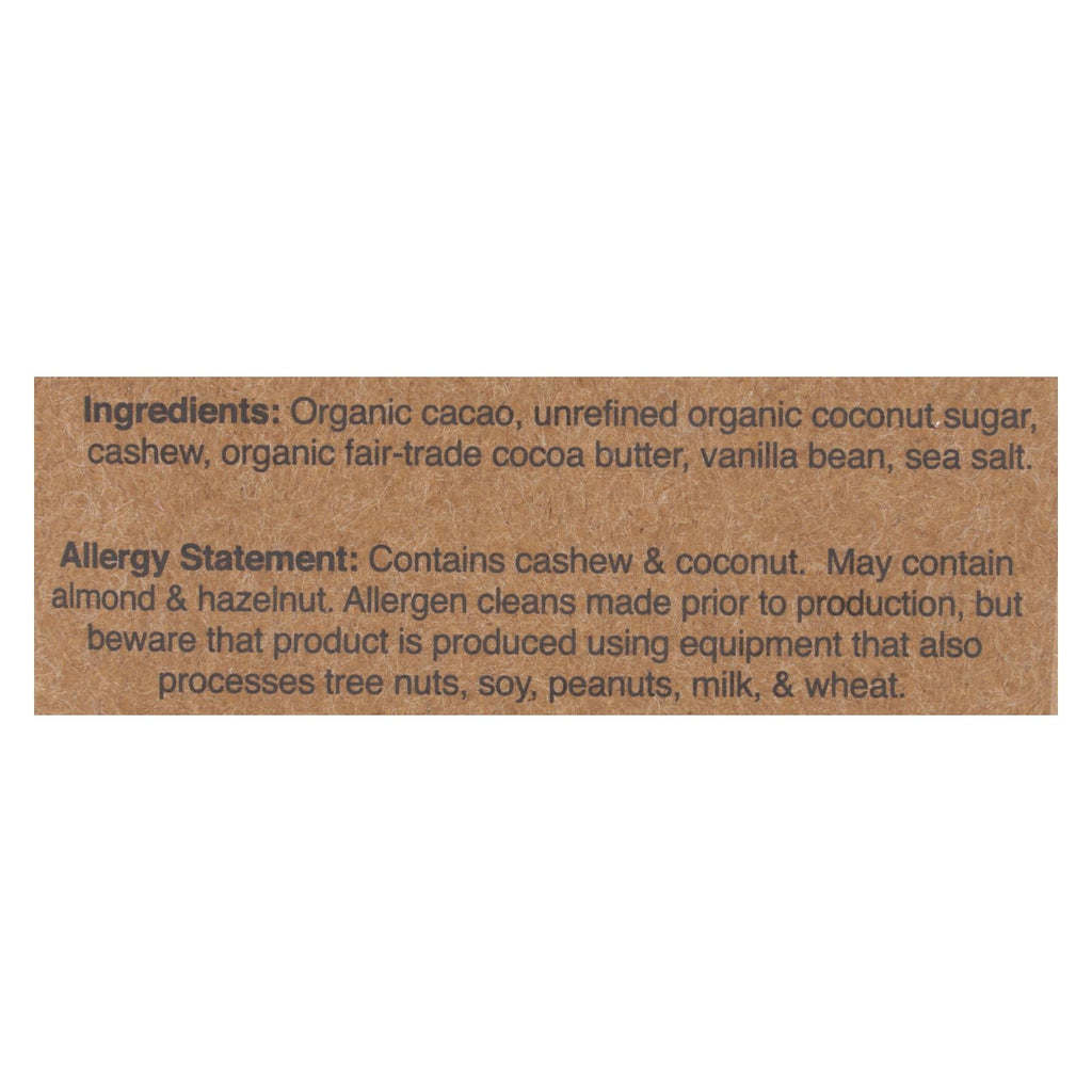 Hu Dark Chocolate Cashew Vanilla Bars - 12 Pack