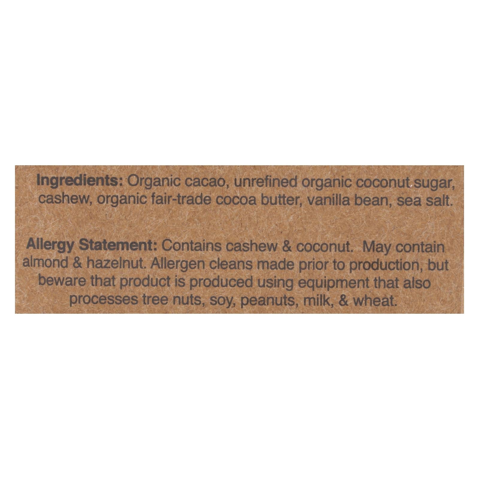 Hu Dark Chocolate Cashew Vanilla Bars - 12 Pack