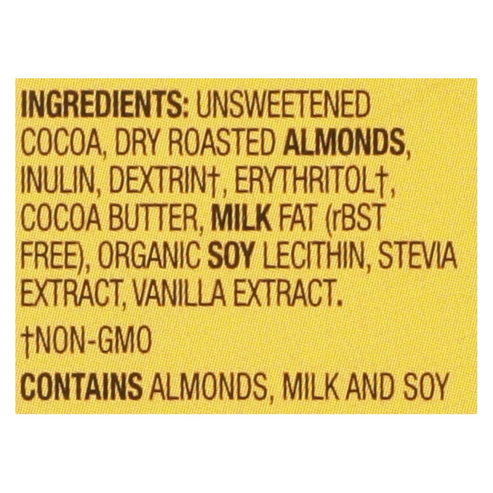 Lily's Dark Chocolate Almond Bars, 55% Cocoa, 3oz, 12 Pack