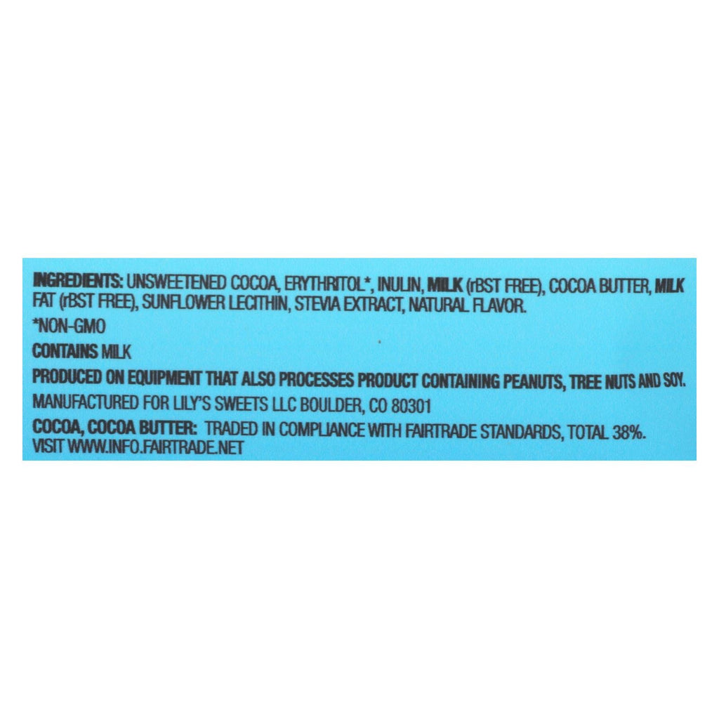 Lily's Milk Chocolate Baking Chips - 12 Pack (9 oz)