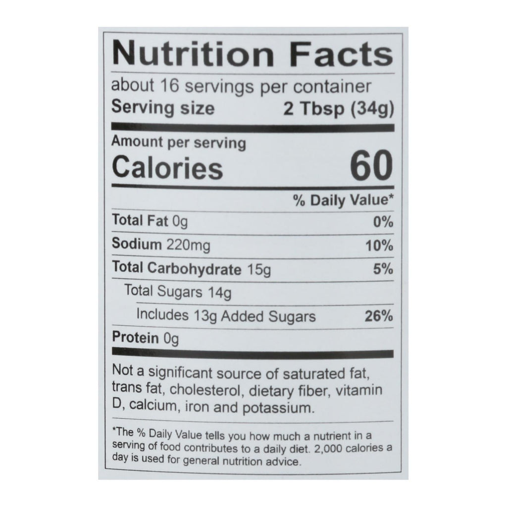 Rib Rack BBQ Sauce - Original - Case of 6 - 19 oz.