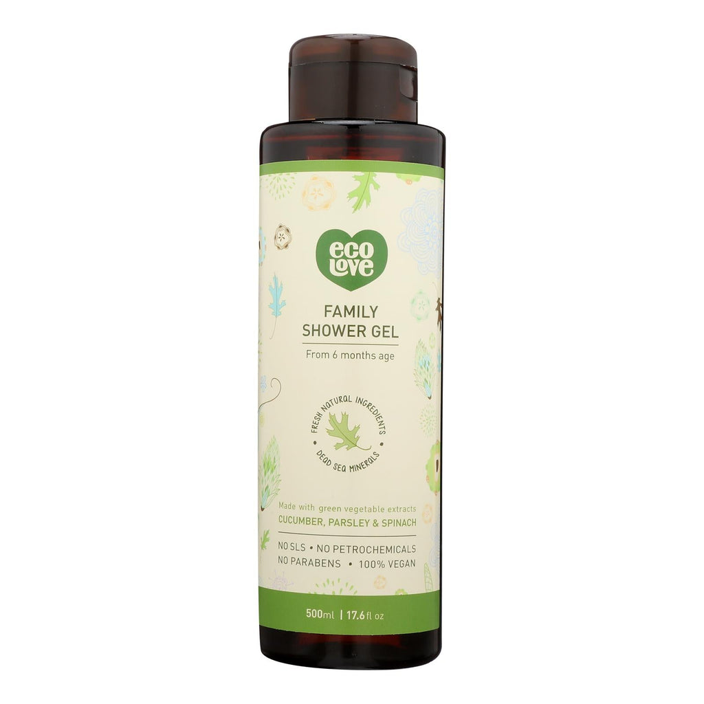 Ecolove Green Veggie Body Wash 17.6oz, Ages 6m+ (Case of 500)