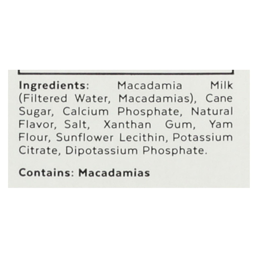 Milkadamia Macadamia Milk Latte Da Barista - 6 Pack 32 Fz