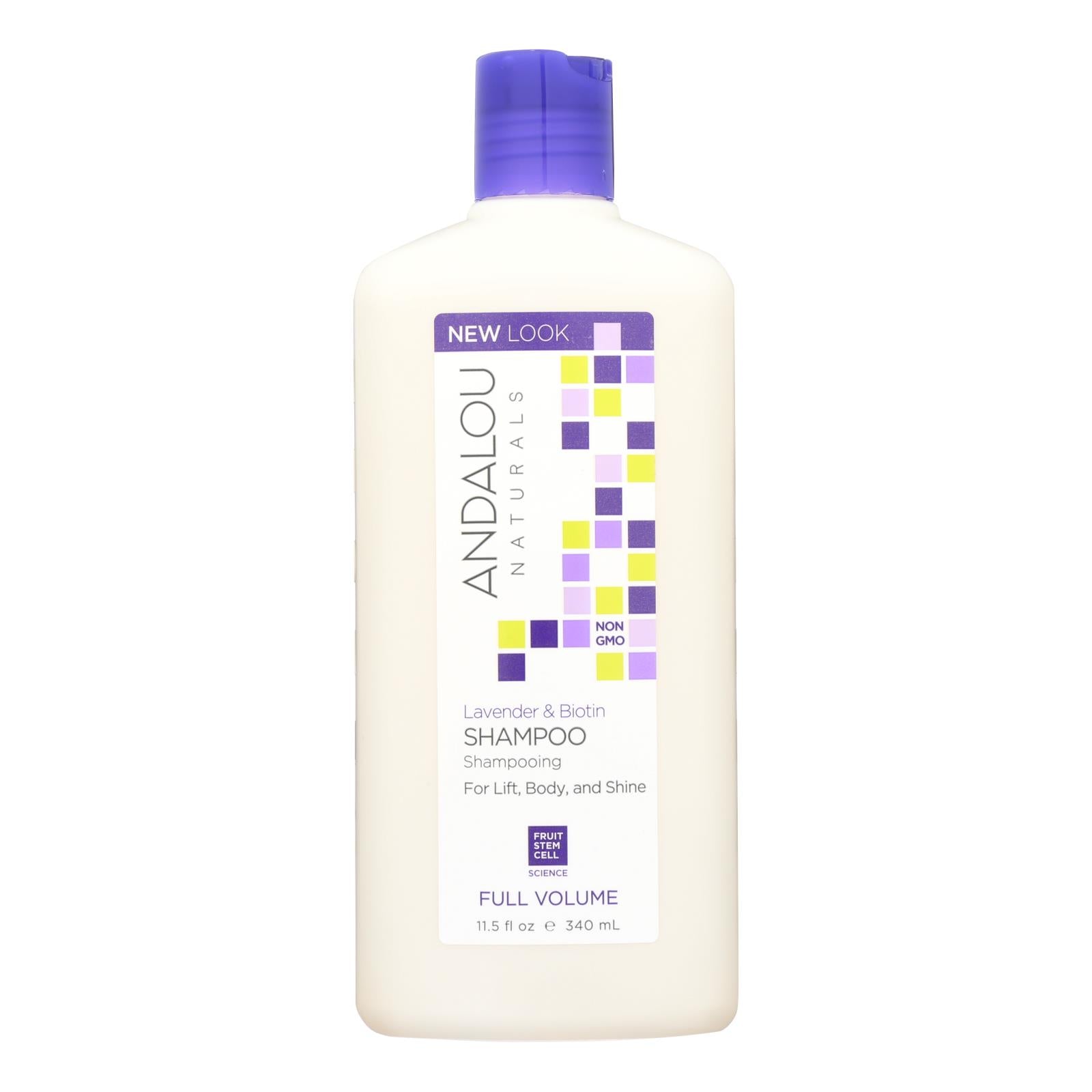 Andalou Lavender Biotin Volume Shampoo 11.5 Fl Oz
