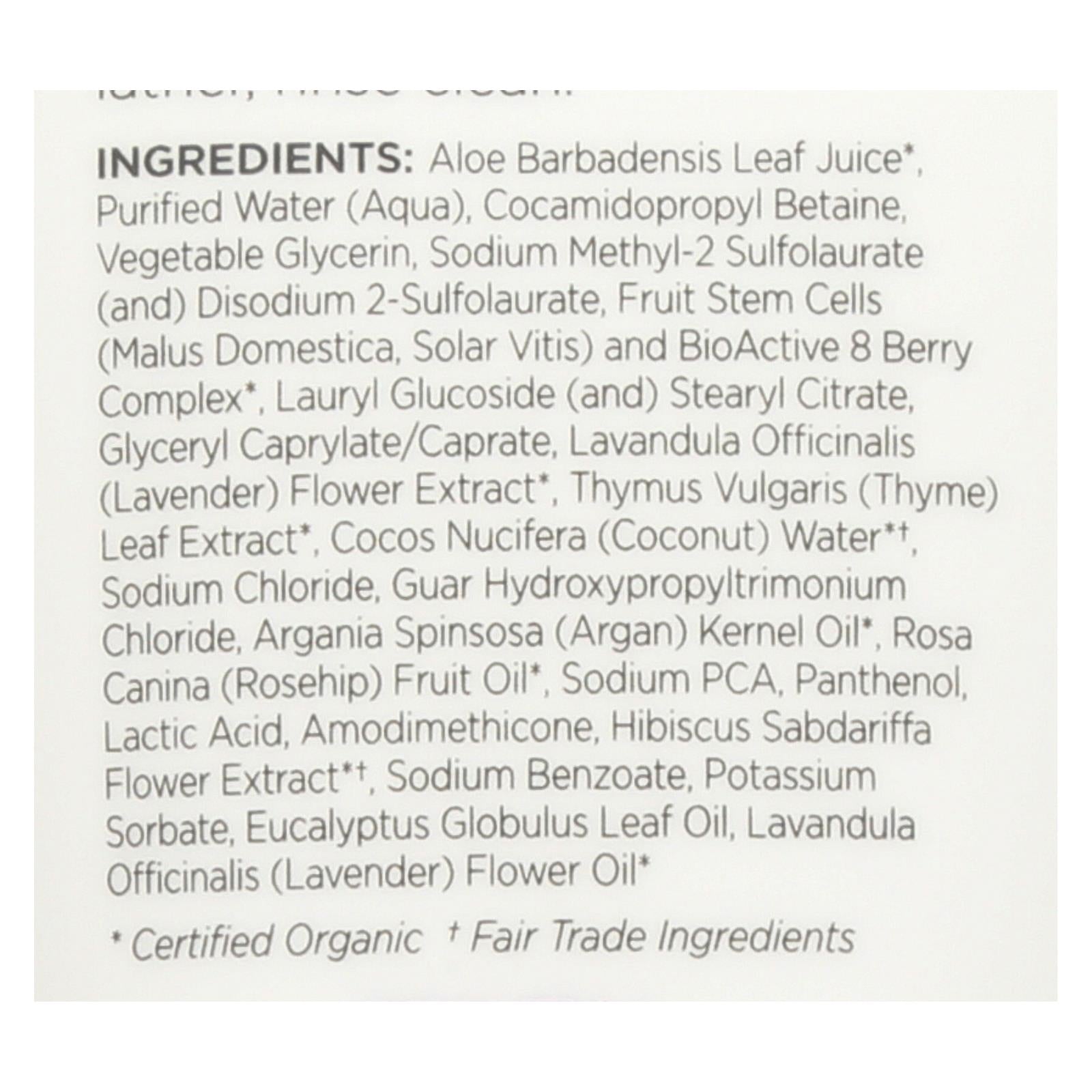 Andalou Naturals Lavender Thyme Shower Gel 8.5 Fl Oz