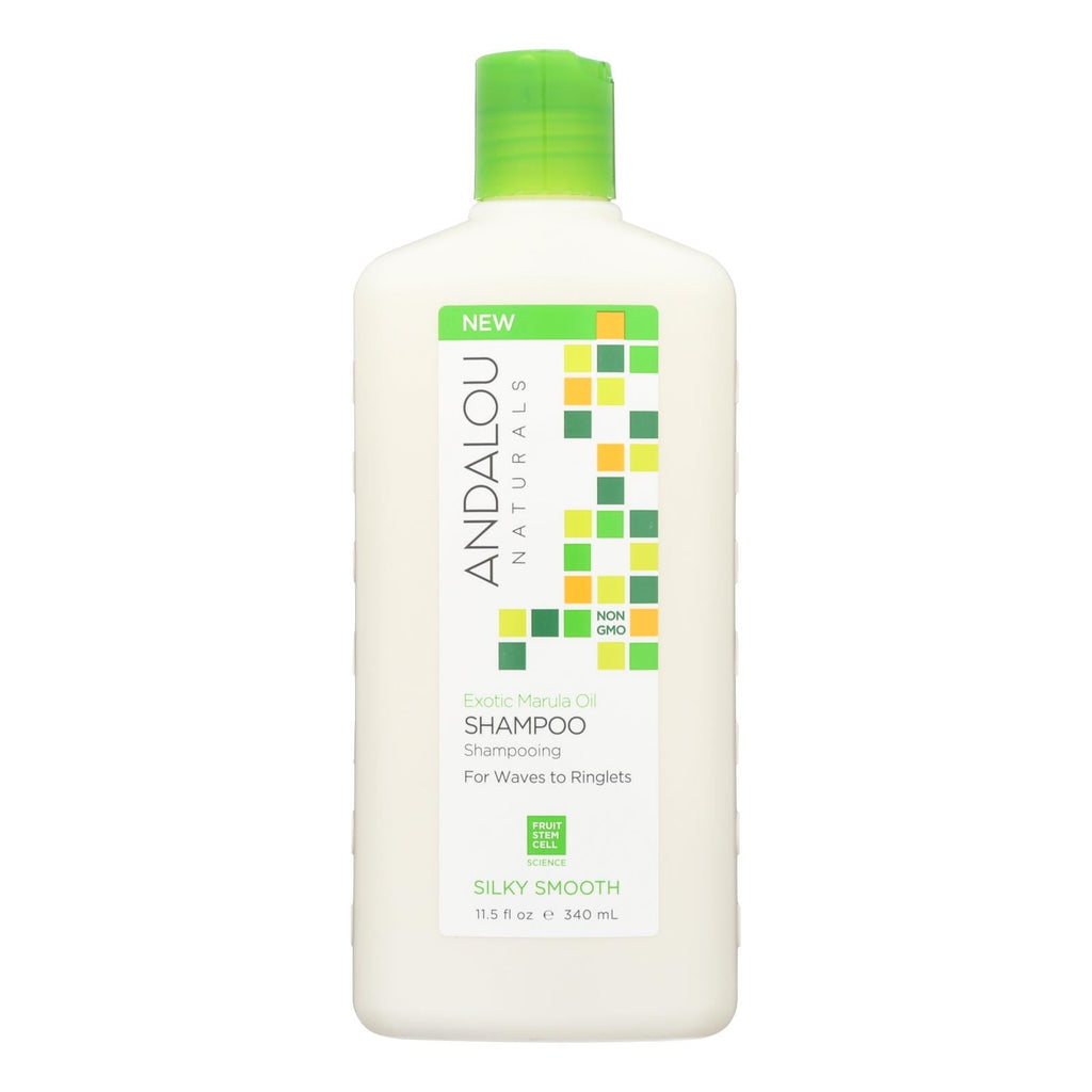 Andalou Naturals Silky Smooth Shampoo with Marula Oil 11.5oz
