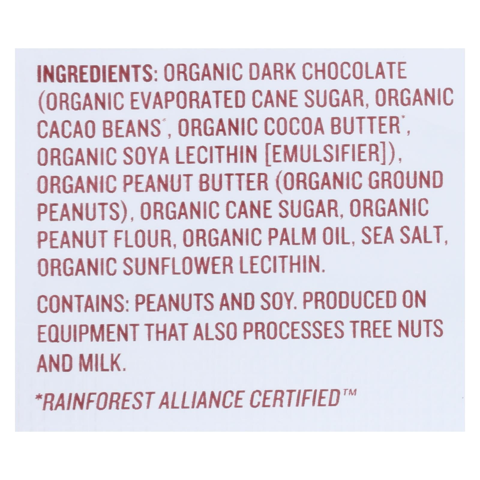 Justin's Organic Dark Chocolate Peanut Butter Cups, 12ct