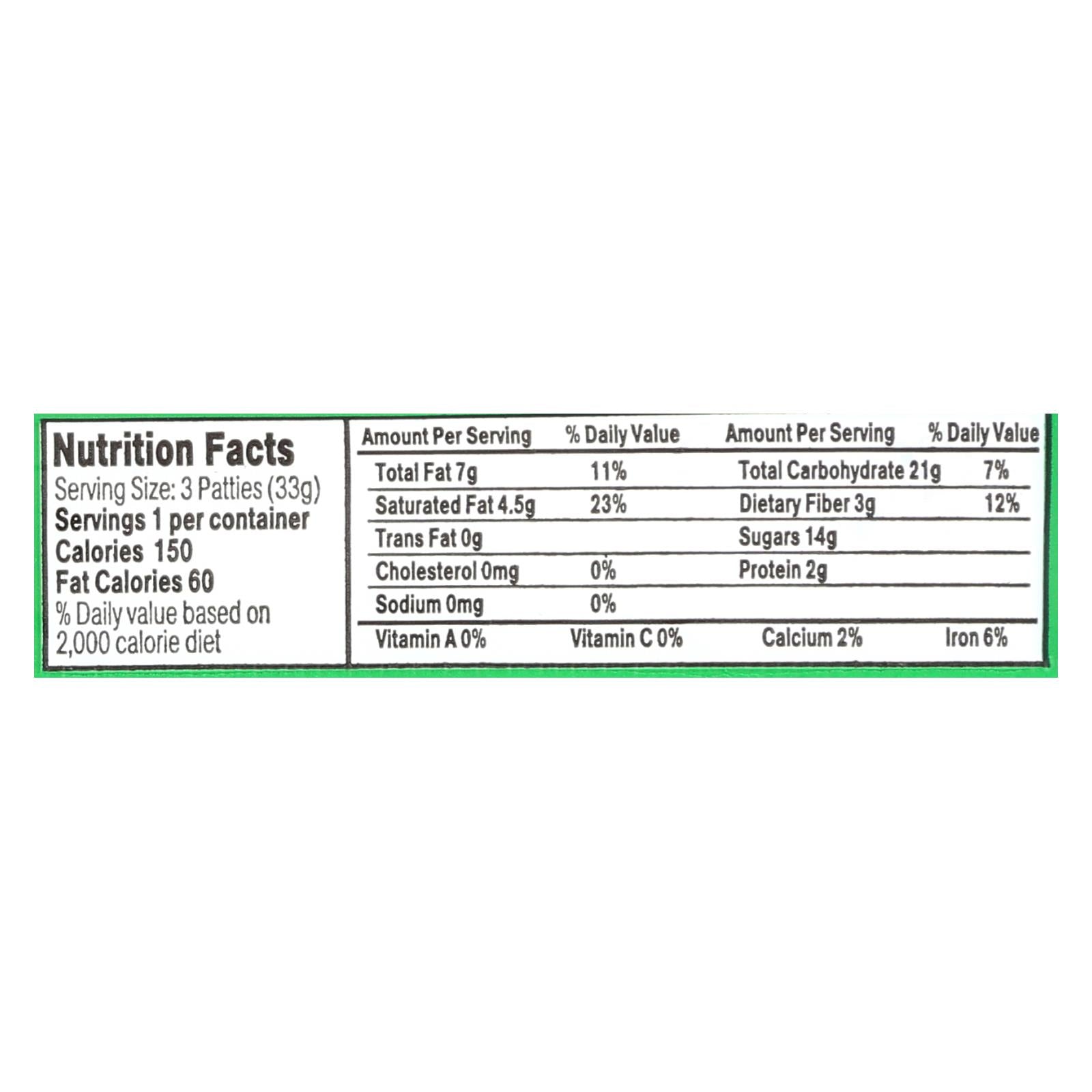 Heavenly Organics Chocolate Mint Honey Patties - 16 Pack