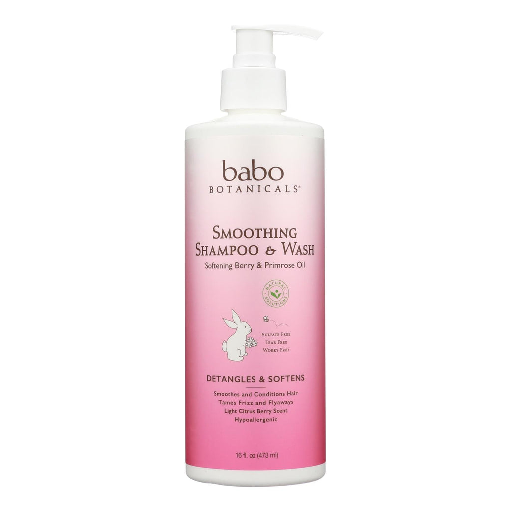 Babo Botanicals Softening Shampoo Berry & Primrose 16 Fl Oz