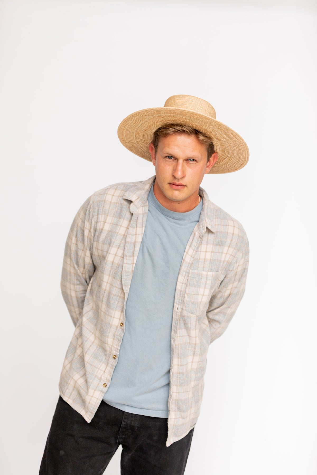 Spanish Palm Leaf Straw Hat