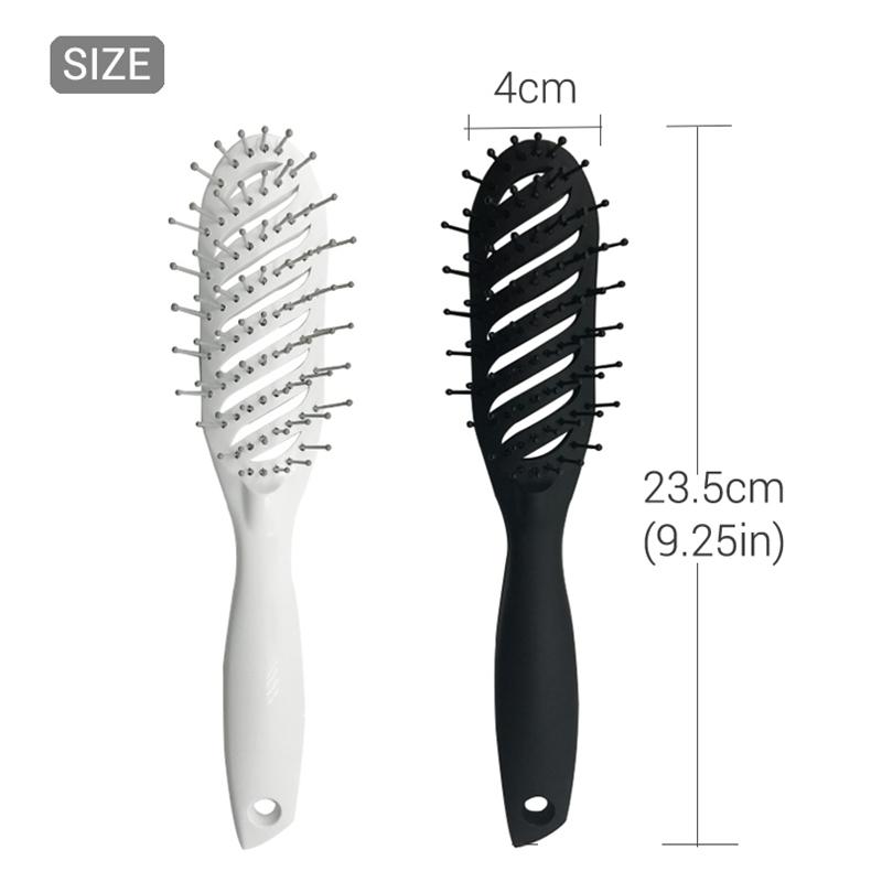1piece Hair Brush Hair Scalp Massage Comb Handle Tangle Detangling Comb Hairdressing Styling Tools